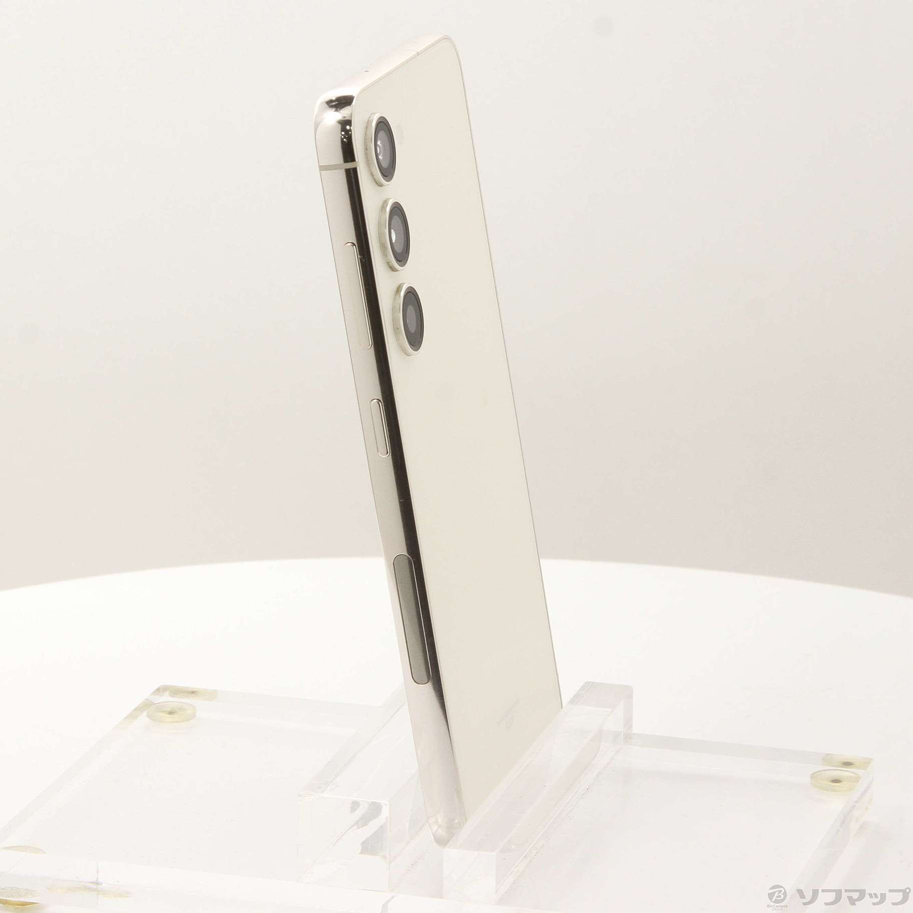 ☆【74718WM】 完動品 au SCG19 SAMSUNG Galaxy S23 クリーム 1円 ! 1