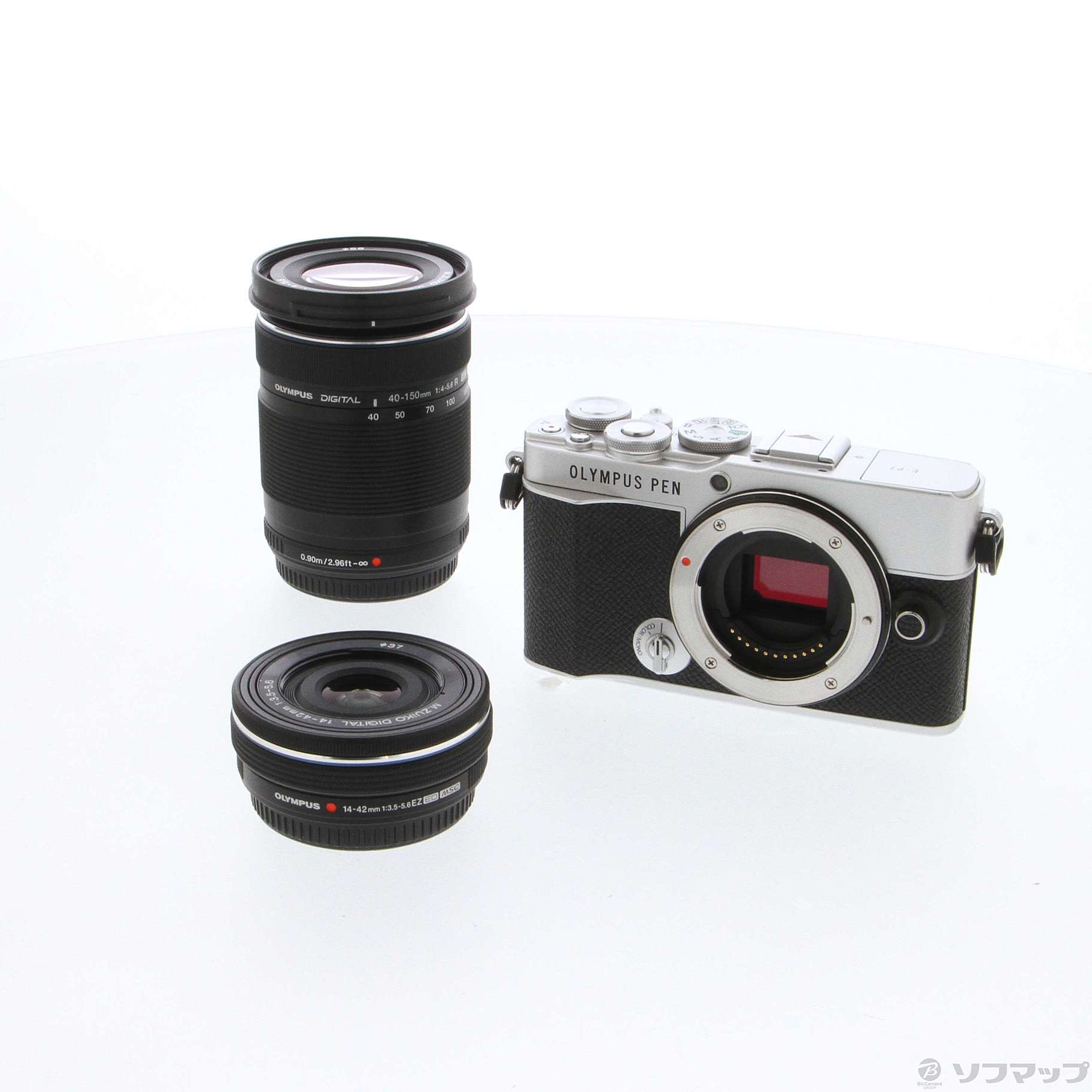 オリンパス E-P7 PEN EZダブルズームキット シルバー OLYMPUS