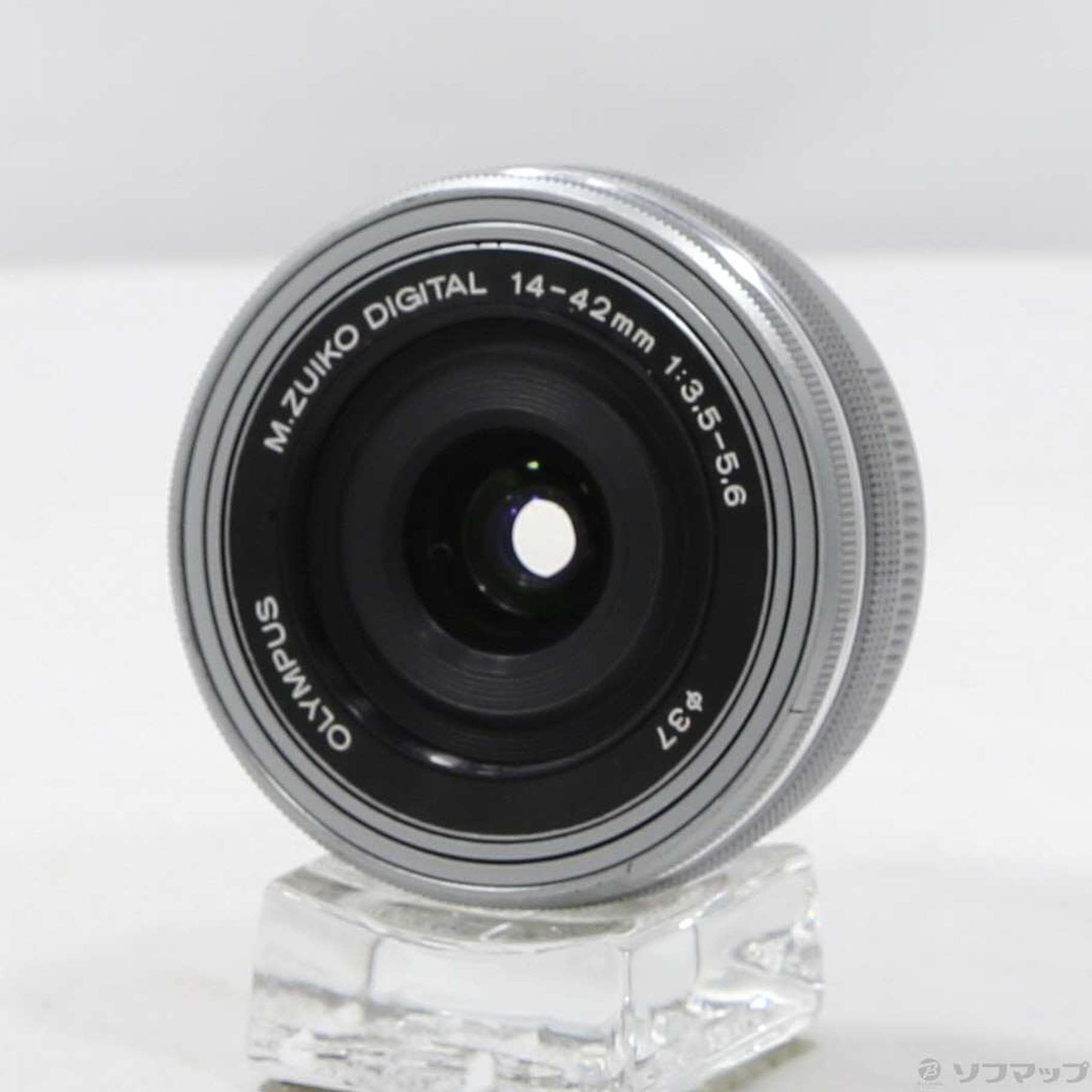 中古】M.ZUIKO DIGITAL ED 14-42mm F3.5-5.6 EZ シルバー (μ4／3 