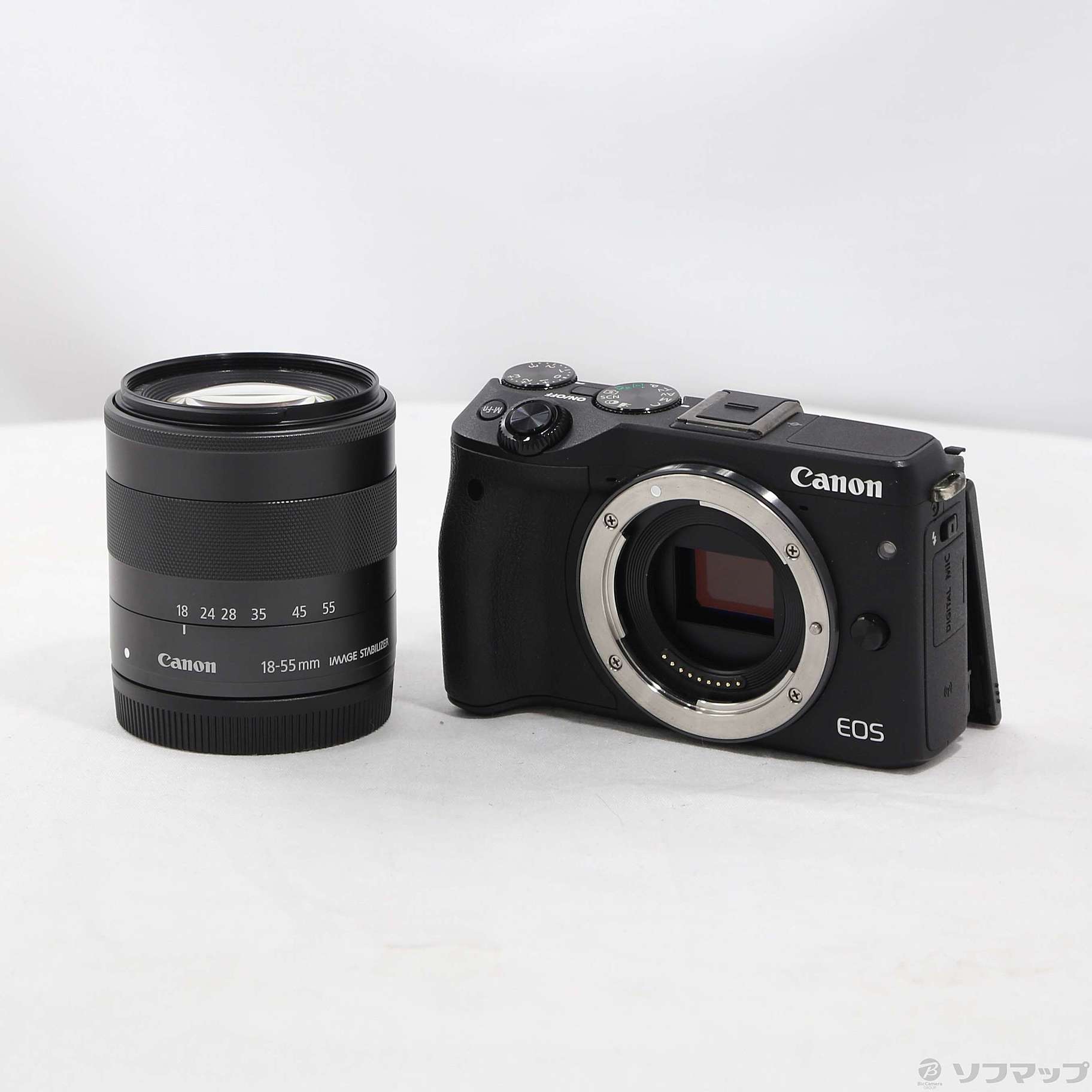 Canon EOS M3 レンズキットブラック EF-M 18-55mm キヤノン Canon 