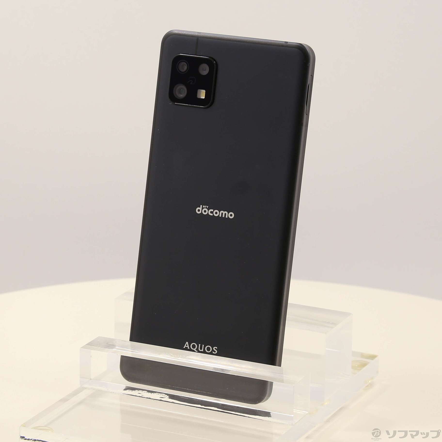 中古品〕 AQUOS Sense6 64GB ブラック SH-RM19 楽天 SIMフリー【269