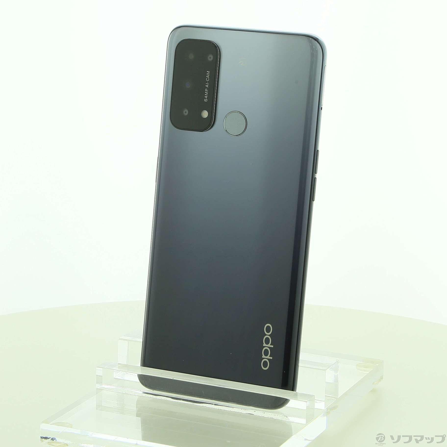 中古】OPPO Reno5 A 128GB シルバーブラック CPH2199 SIMフリー