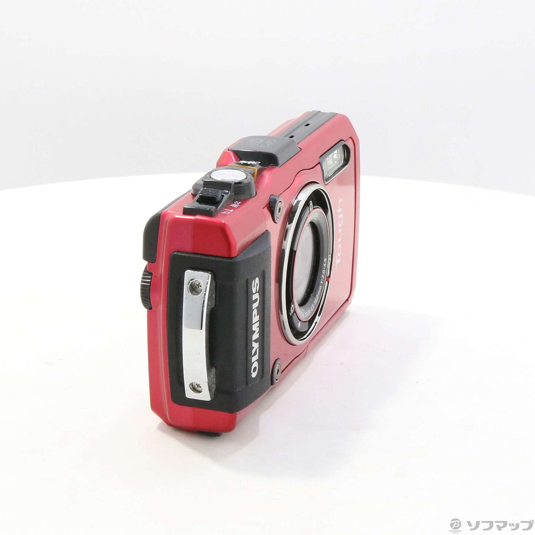 中古品〕 OLYMPUS STYLUS TG-4 RED Tough (4倍／防水／SDXC／レッド