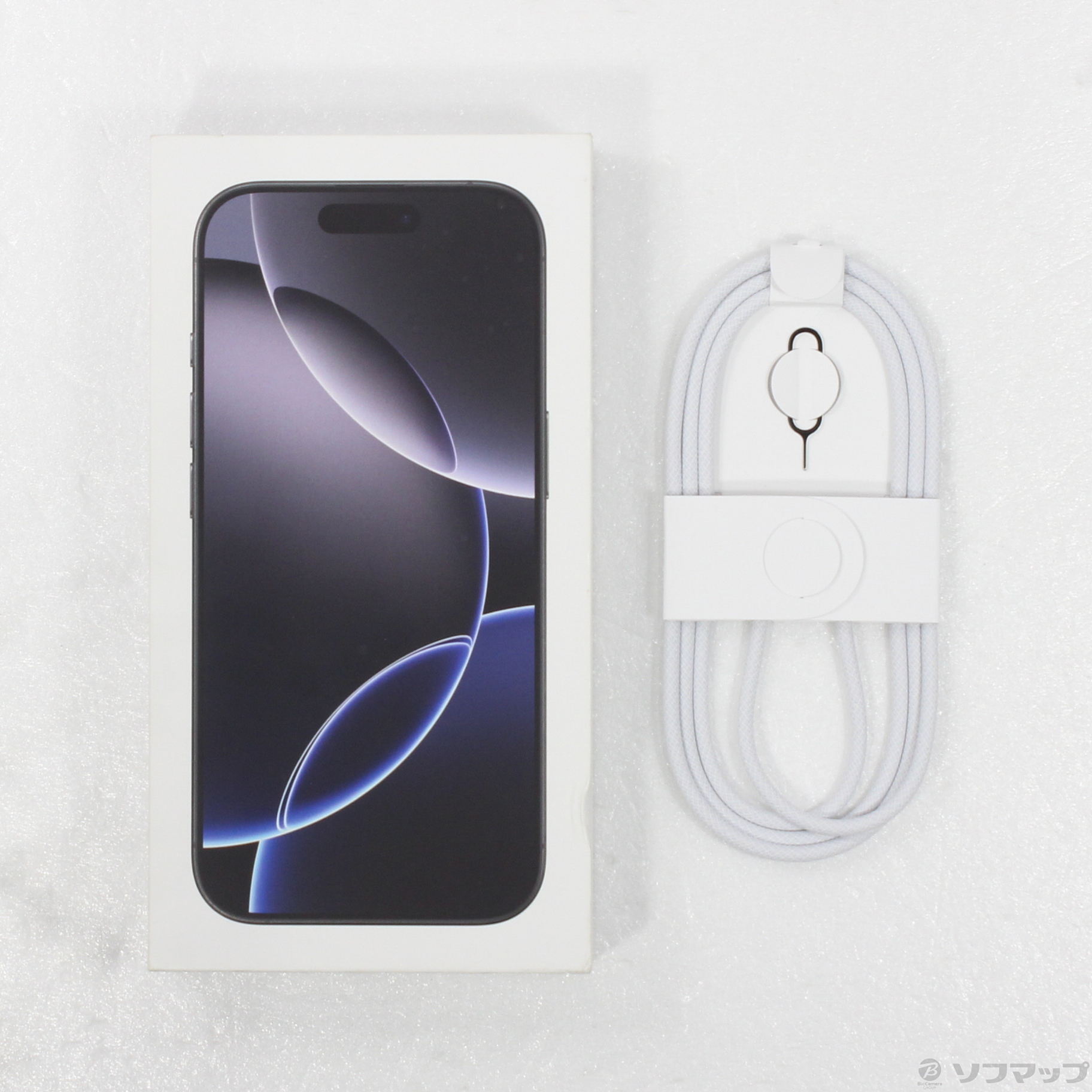 iPhone 16 Pro 128GB SIM�t���[ [�u���b�N�`�^�j�E��]�̐��i�摜5