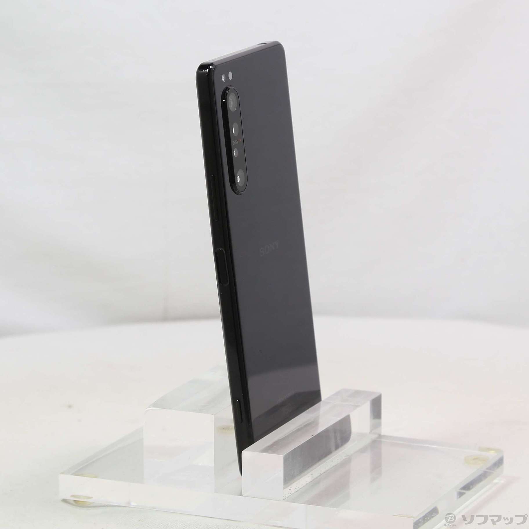 中古】Xperia 1 II 128GB ブラック SO-51A docomoロック解除SIMフリー 