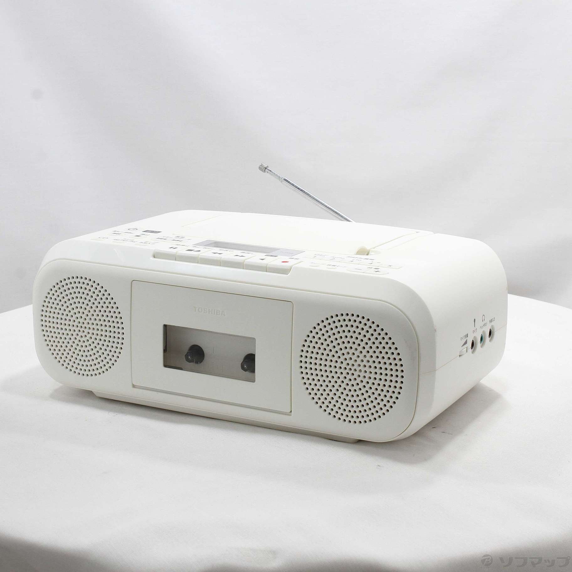 新品・未使用・美品　TOSHIBA TY-CDS8 CD、ラジカセ　 白 中古】〔展示品〕 TY-CDS8 (W) ホワイト [2133067807966] - リコレ