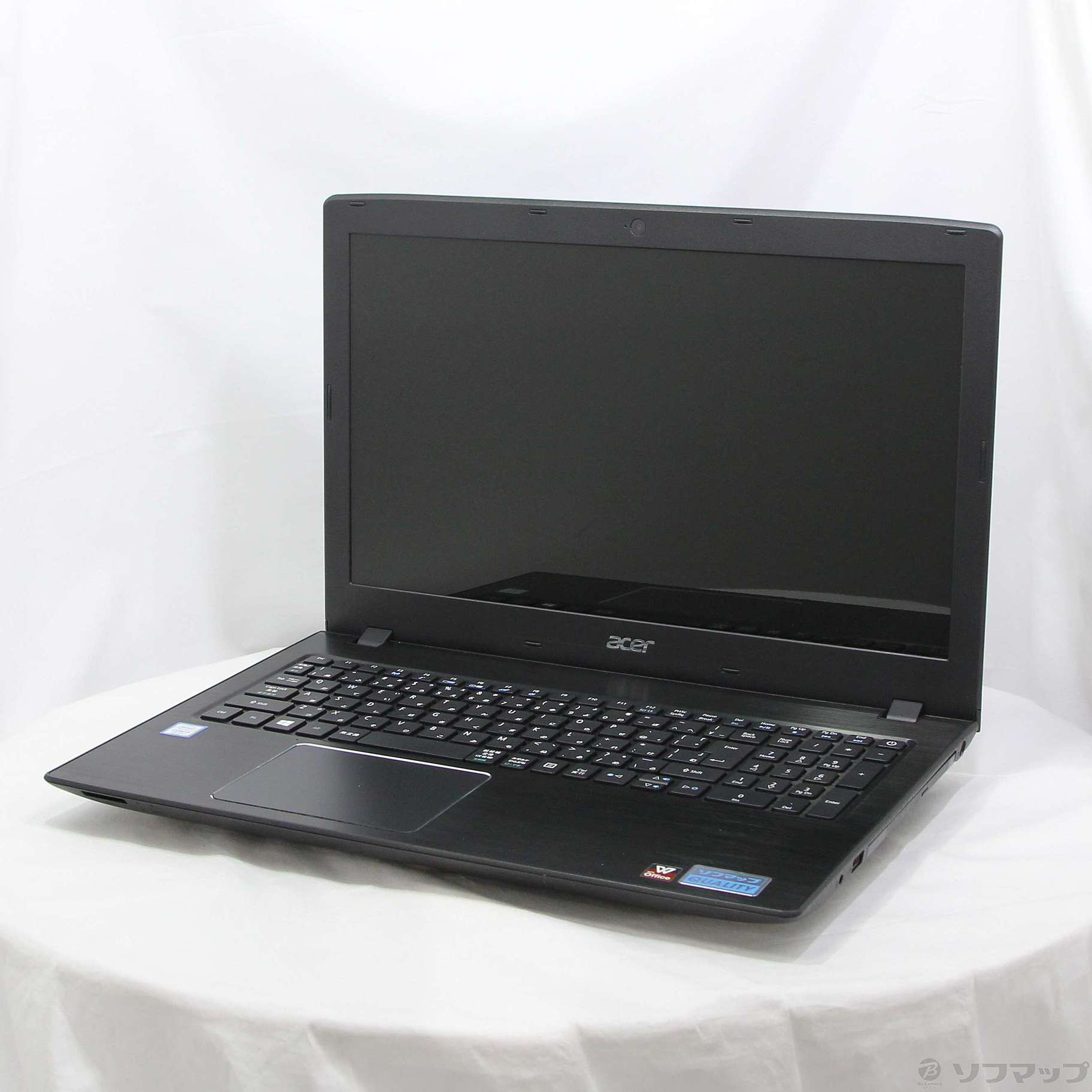 中古】Aspire E15 E5-576-F54D／KF オブシディアンブラック 〔Windows 