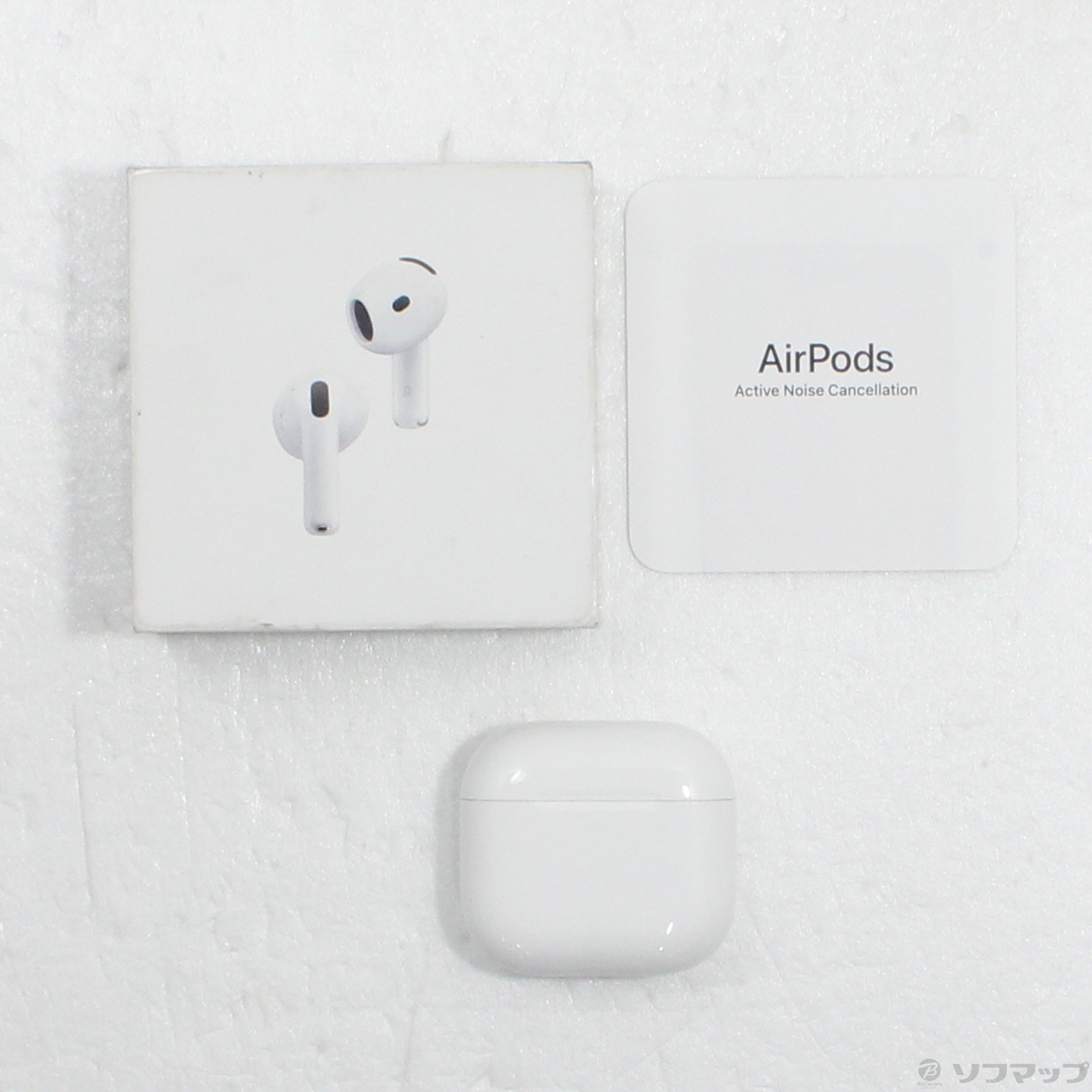 ジャンク品〕 AirPods 4 アクティブノイズキャンセリング搭載 MXP93J