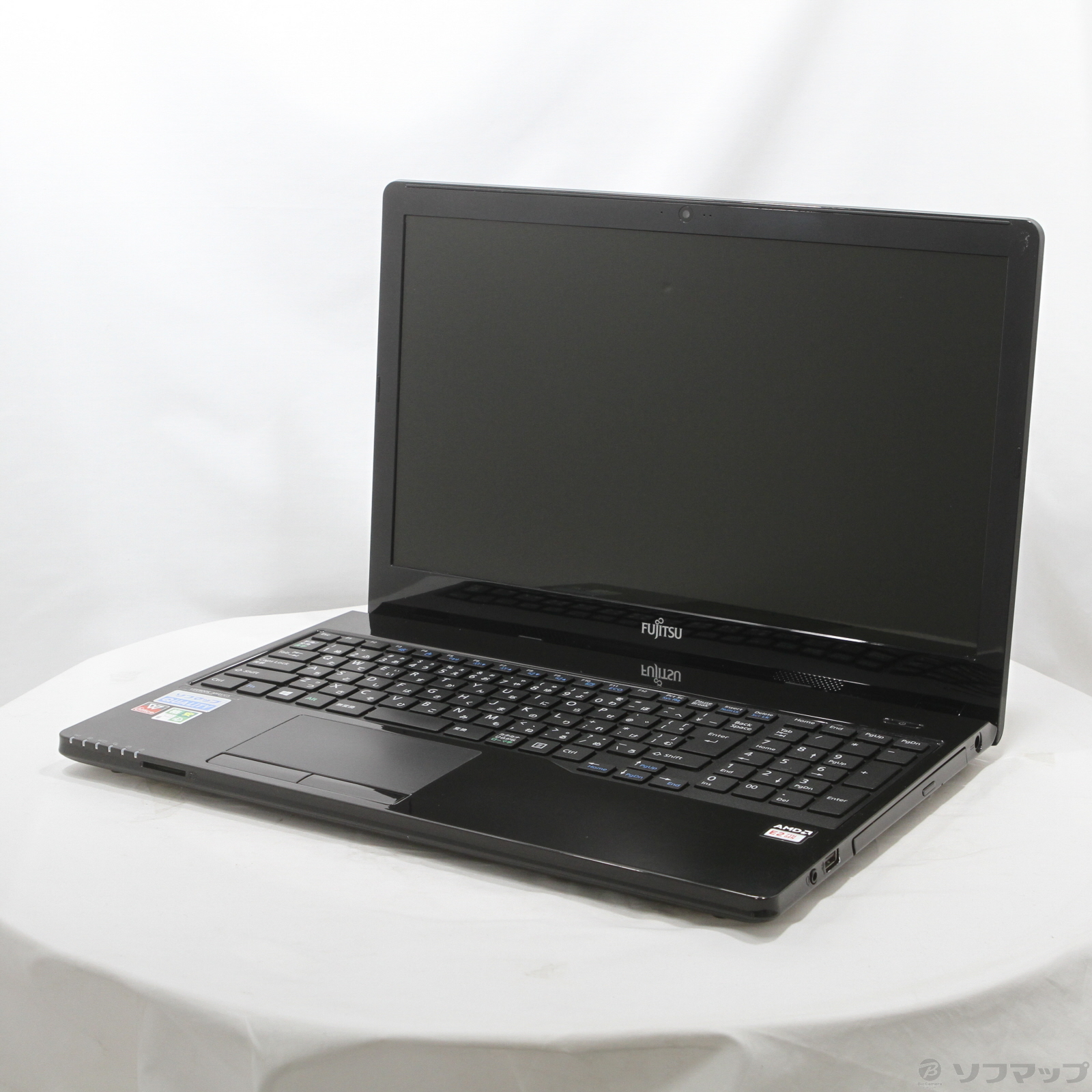 格安安心パソコン LIFEBOOK AH41/C3 FMVA41C3B シャイニーブラック 〔Windows 10〕