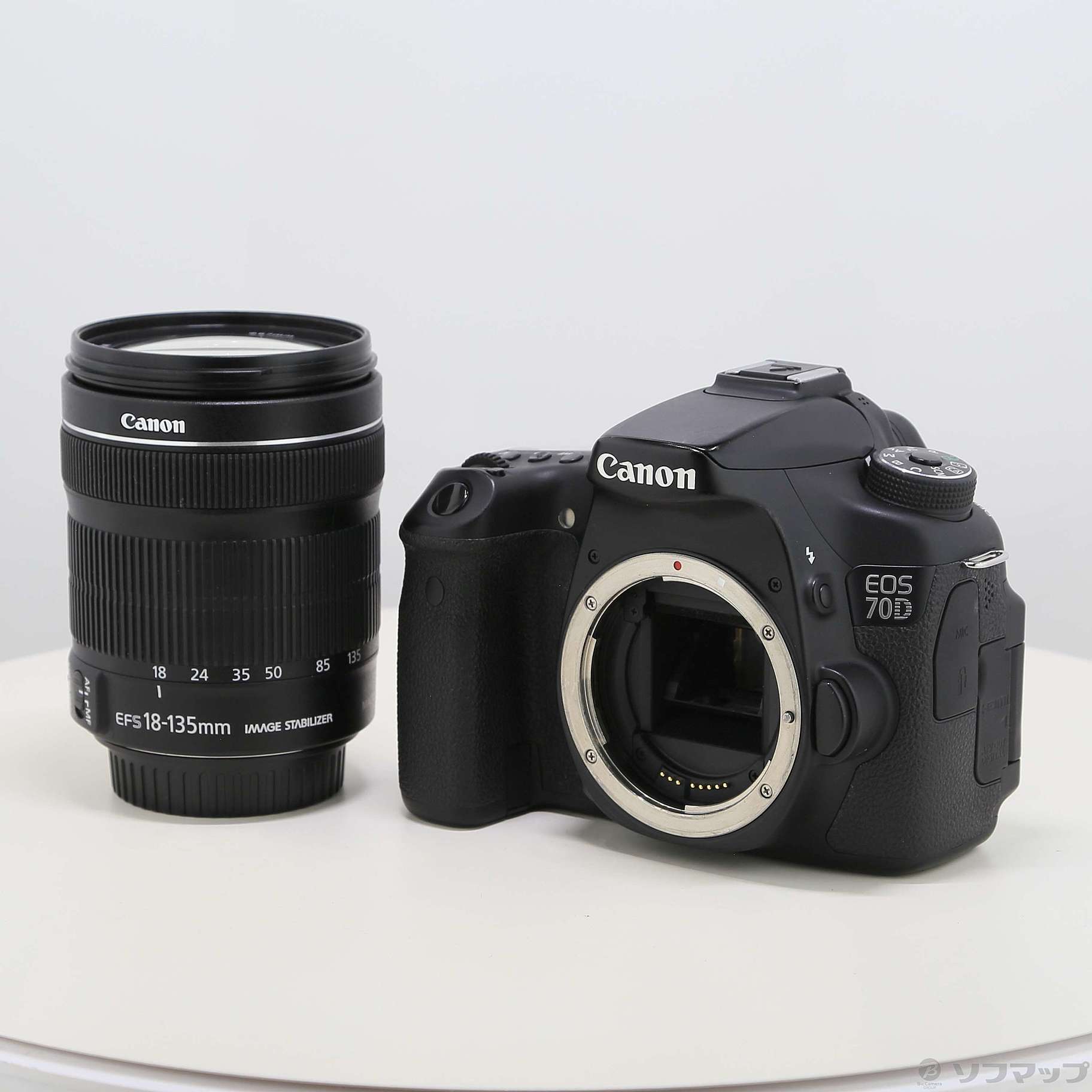中古】EOS 70D (W) EF-S18-135 IS STM レンズキット (2020万画素／SDXC 