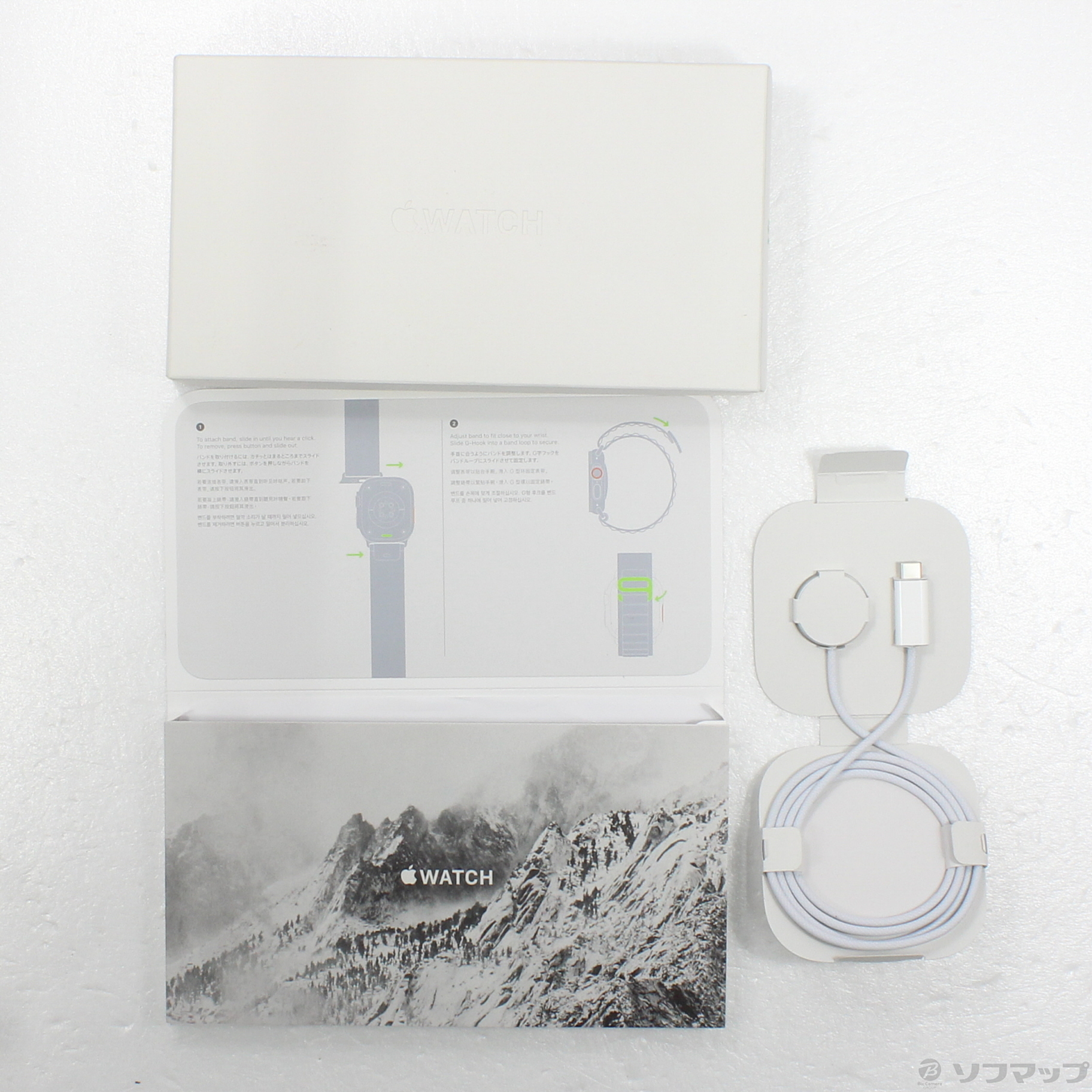 中古品〕 Apple Watch Ultra 2 GPS + Cellular 49mm チタニウムケース 