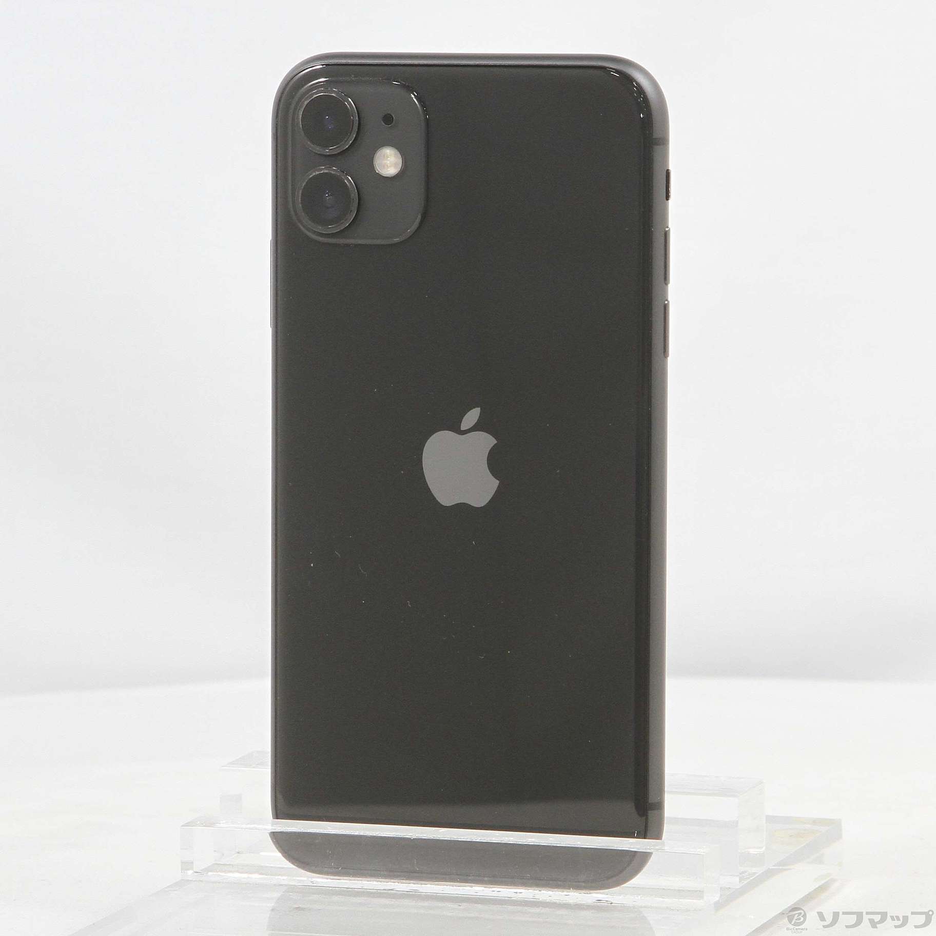 中古】iPhone11 64GB ブラック MWLT2J／A SoftBank [2133067896304 