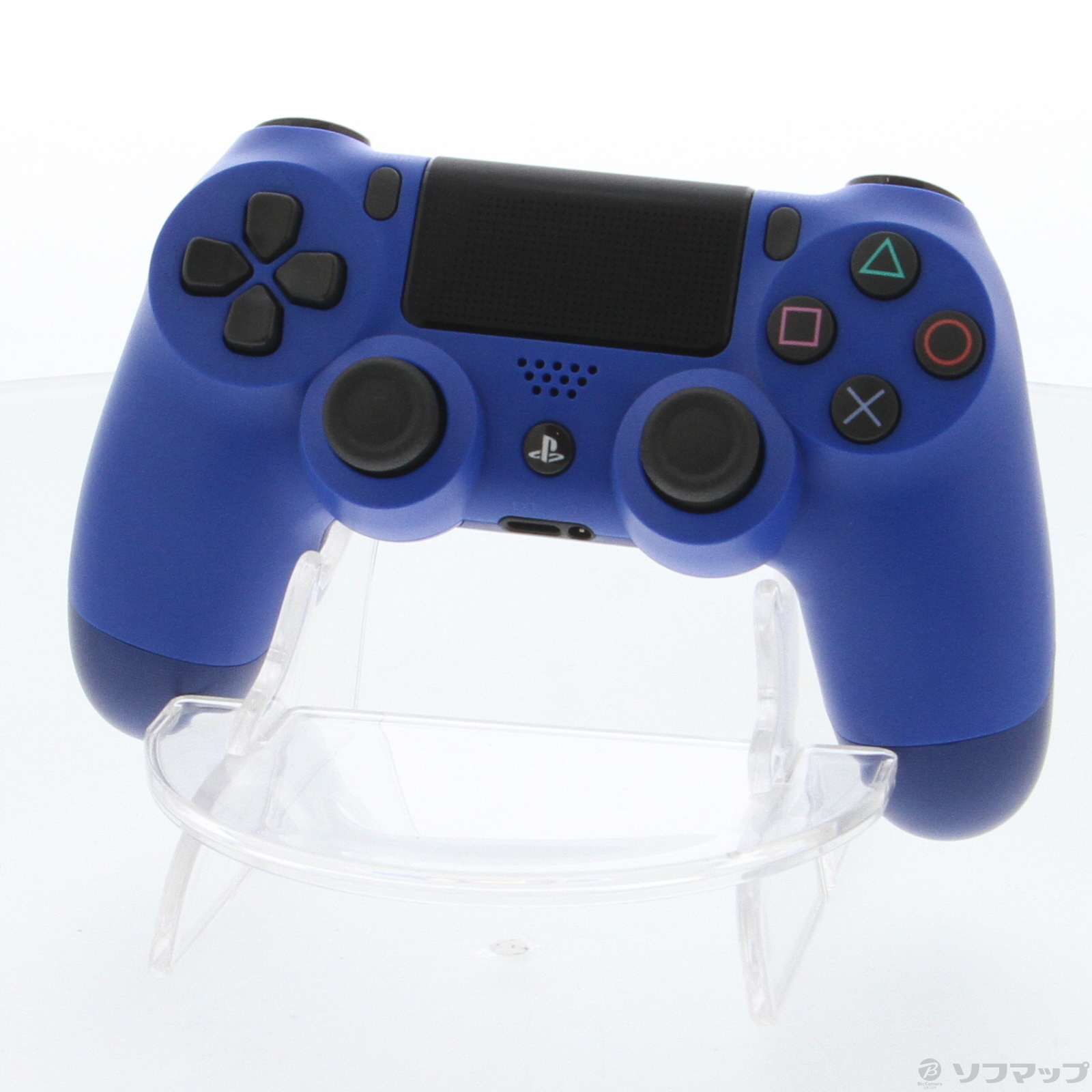 中古】ワイヤレスコントローラー DUALSHOCK4 ウェイブ・ブルー 【PS4 
