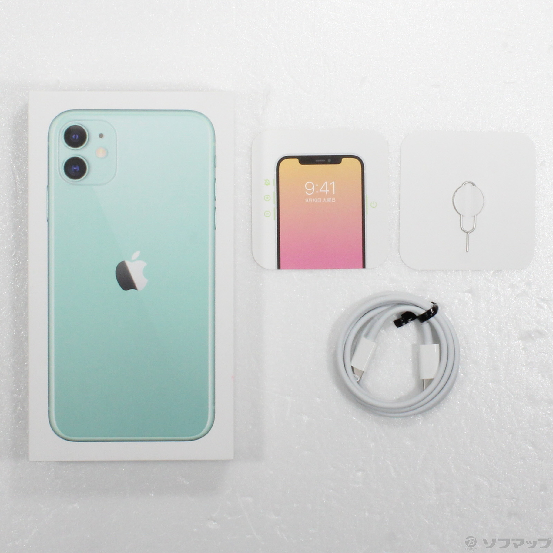 iPhone11 64GB グリーン 中古】iPhone11 64GB グリーン MHDG3J／A SIMフリー [2133060843114