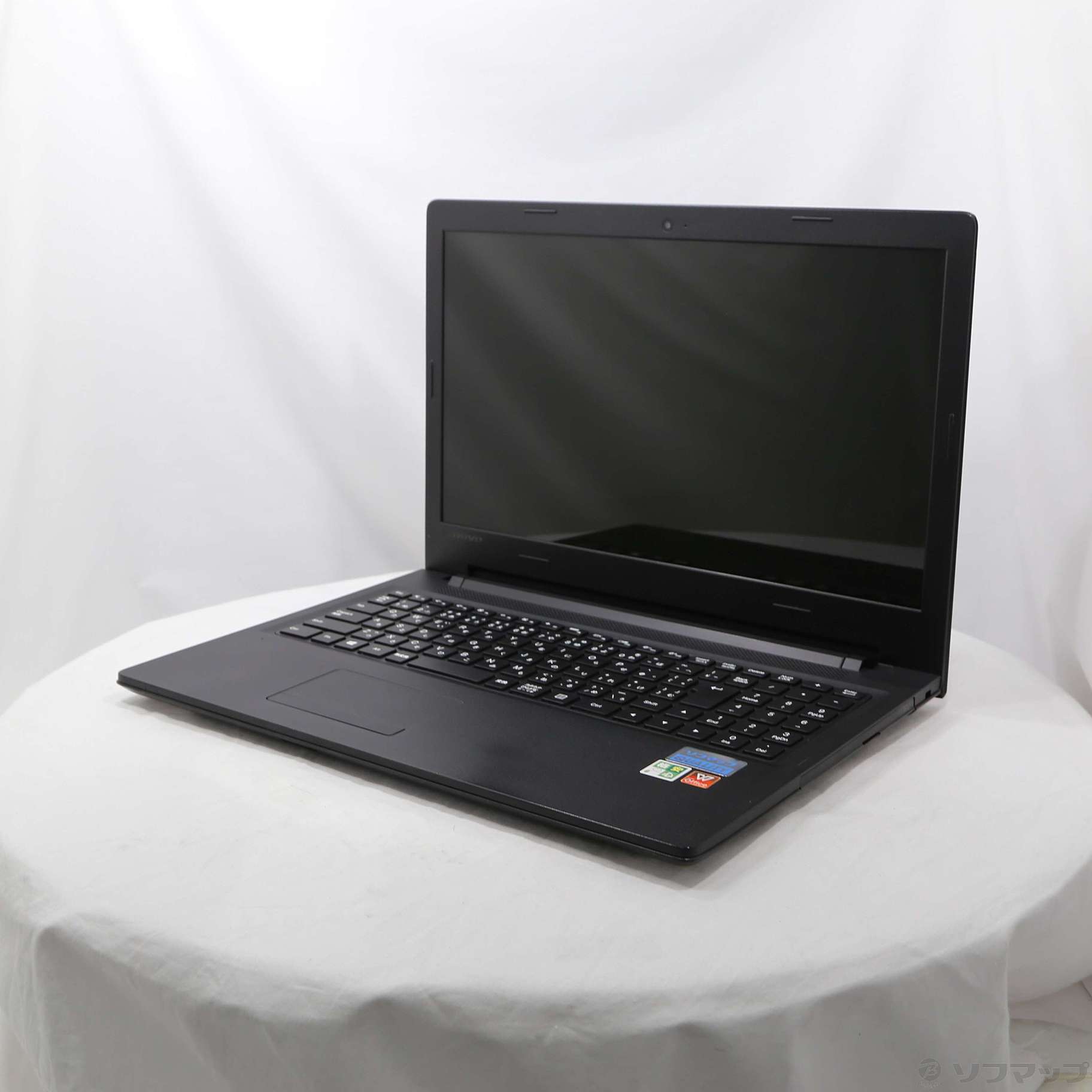 格安安心パソコン ideapad 100 80QQ00BBJP エボニーブラック 〔Windows 10〕