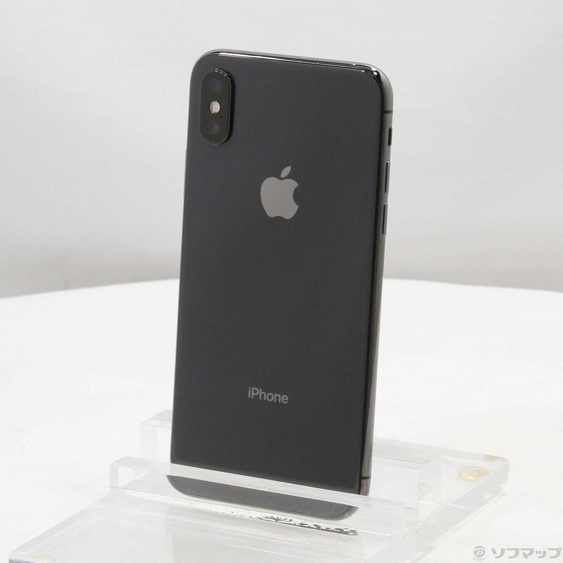 中古】iPhoneX 256GB スペースグレイ NQC12J／A SoftBank 