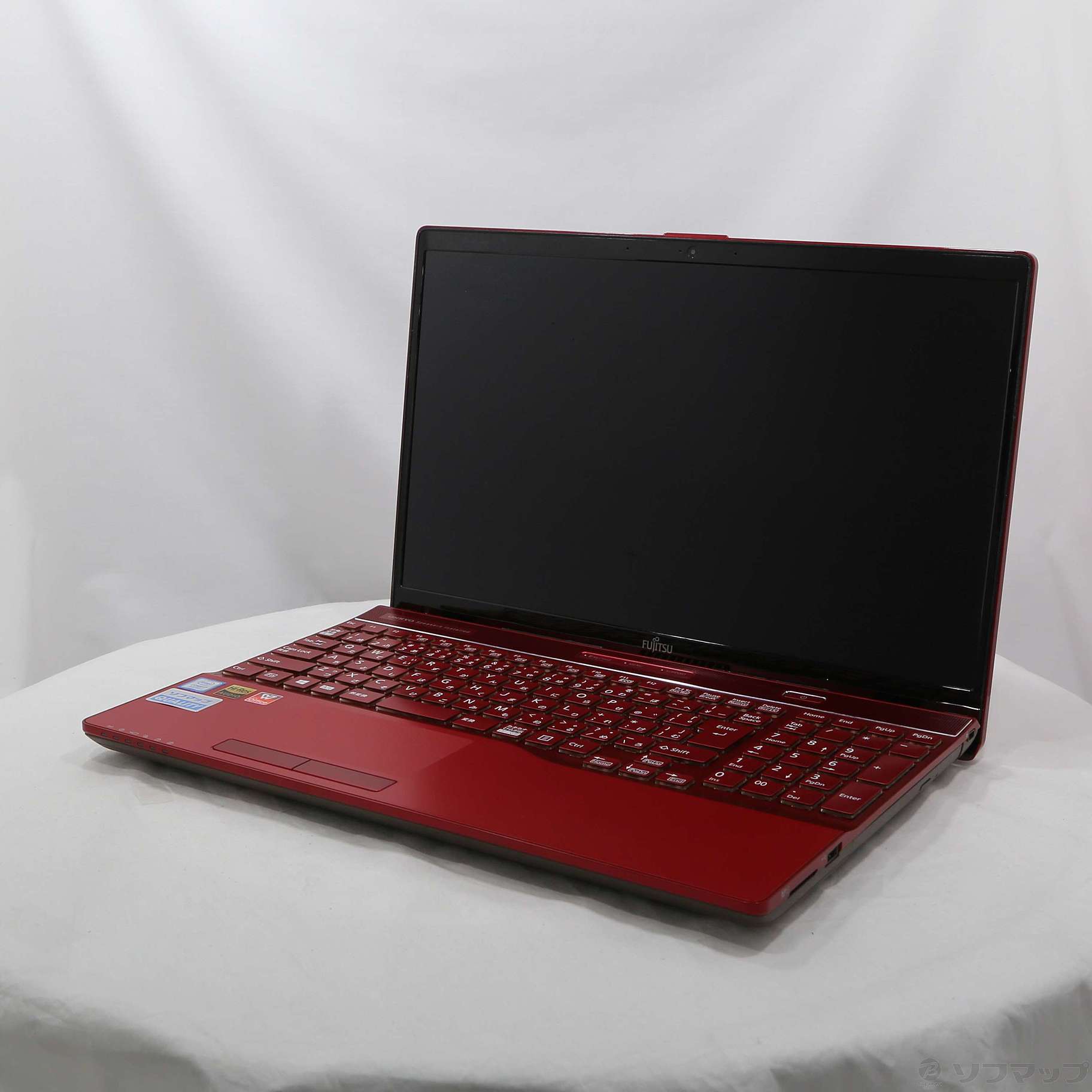 中古】LIFEBOOK AH53／B3 FMVA53B3R ガーネットレッド 〔Windows 10