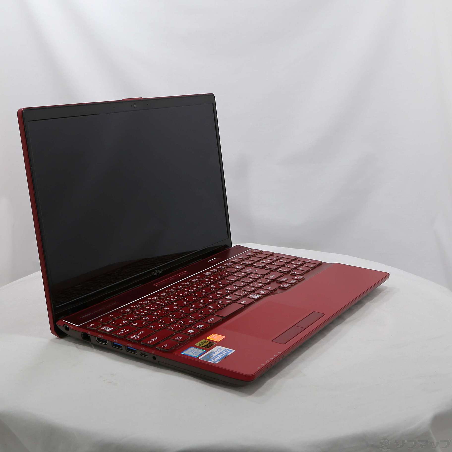 中古】LIFEBOOK AH53／B3 FMVA53B3R ガーネットレッド 〔Windows 10