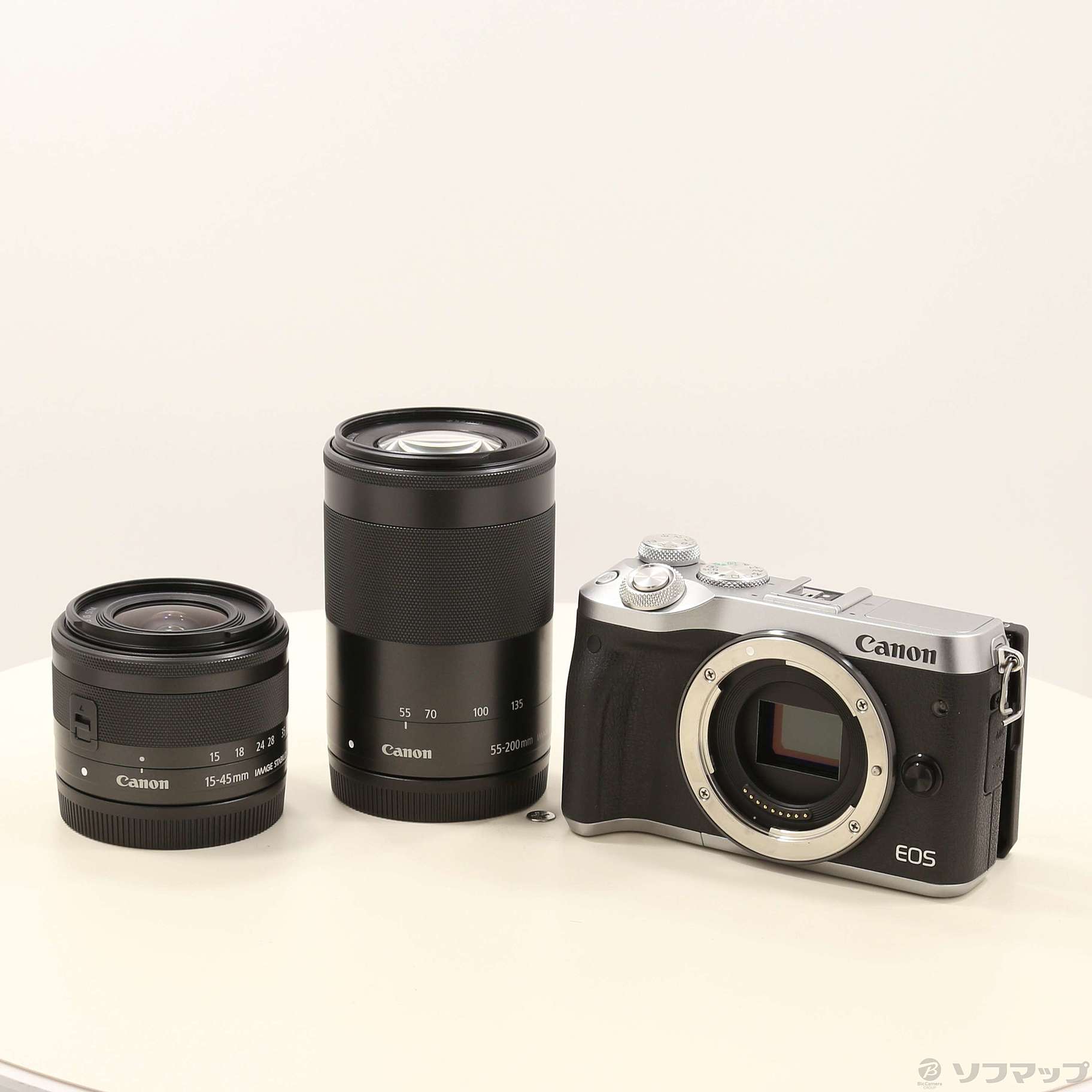 新古品：Canon EOS M6 ダブルズームレンズキット Canon EOS M6 ダブル