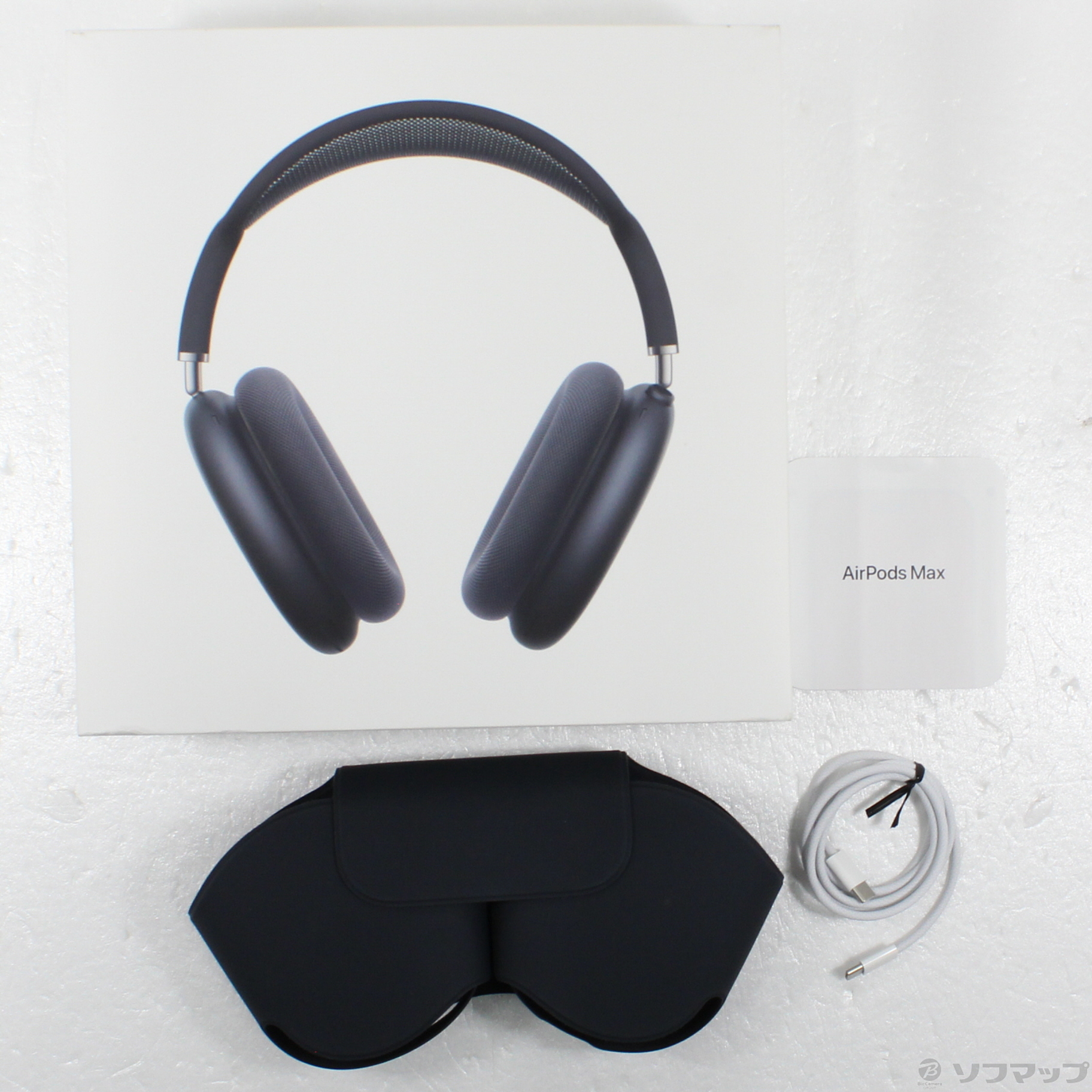 中古】AirPods Max (USB-C) ミッドナイト MWW43ZA／A [2133068033555