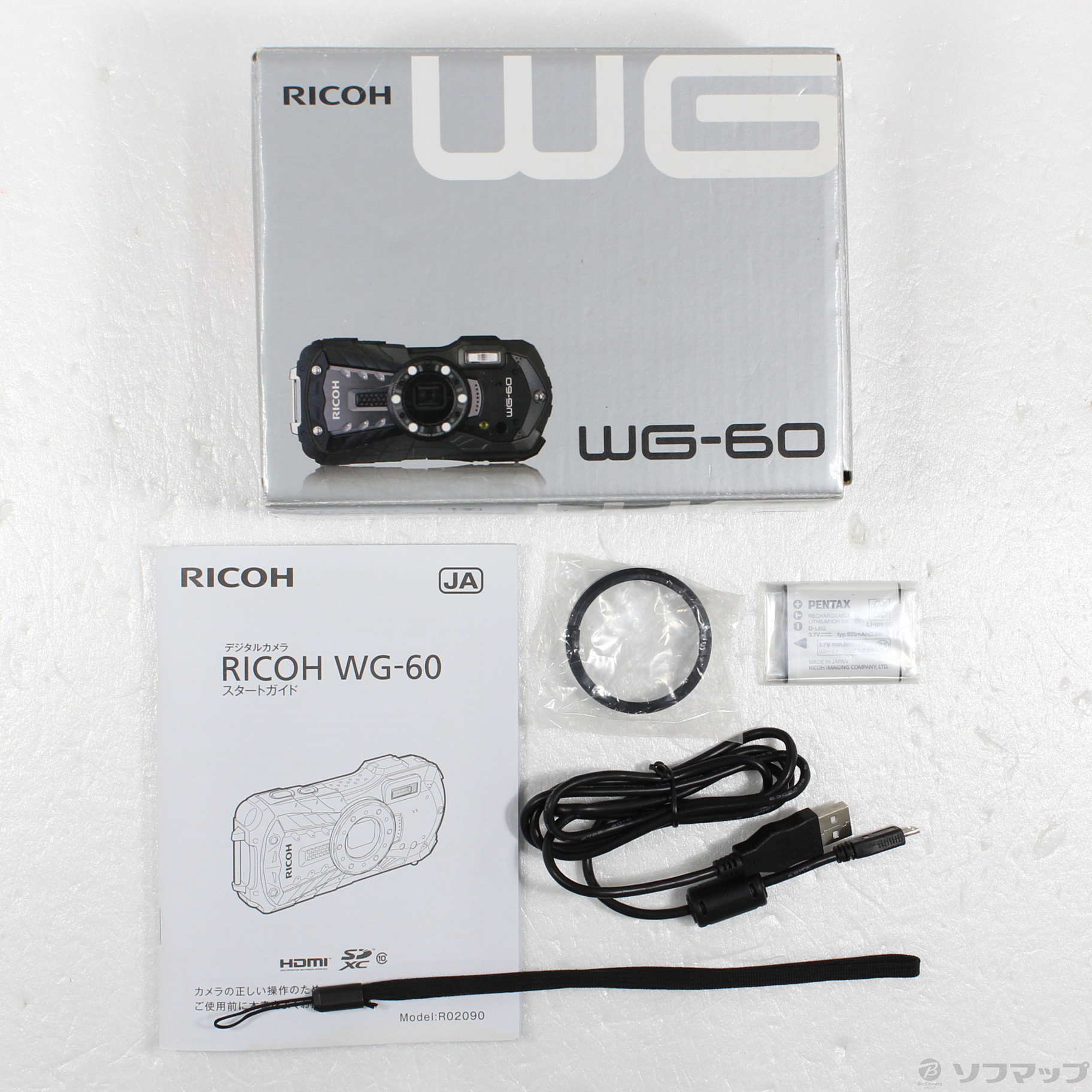 中古】RICOH WG-60 レッド [2133068074091] - リコレ