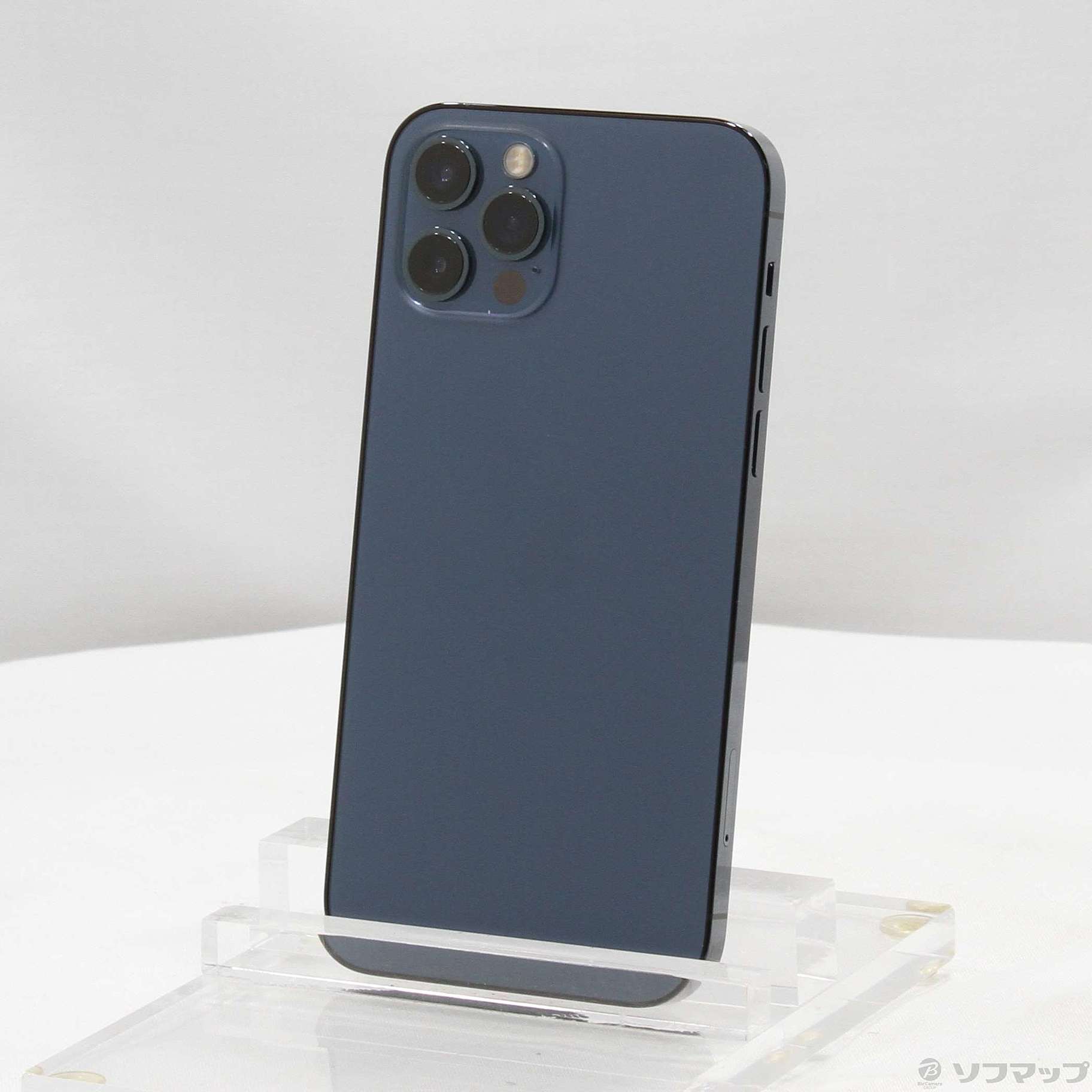 中古】iPhone12 Pro 512GB パシフィックブルー MGMJ3J／A SoftBank 