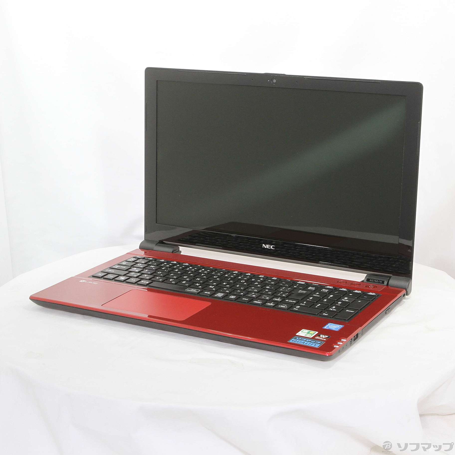 格安安心パソコン LaVie Note Standard PC-NS150HAR ルミナスレッド 〔Windows 10〕