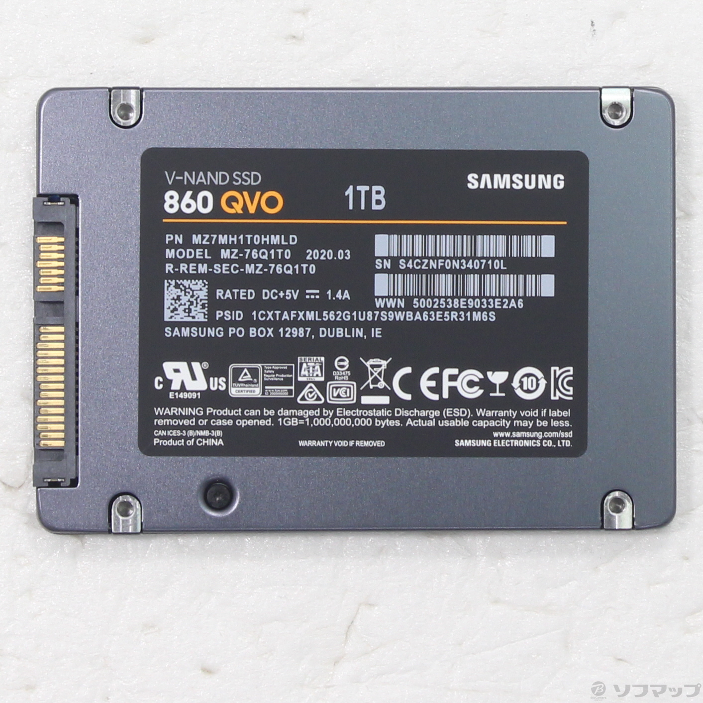 中古】SSD 860 QVO MZ-76Q1T0B／IT [2133068084199] - リコレ