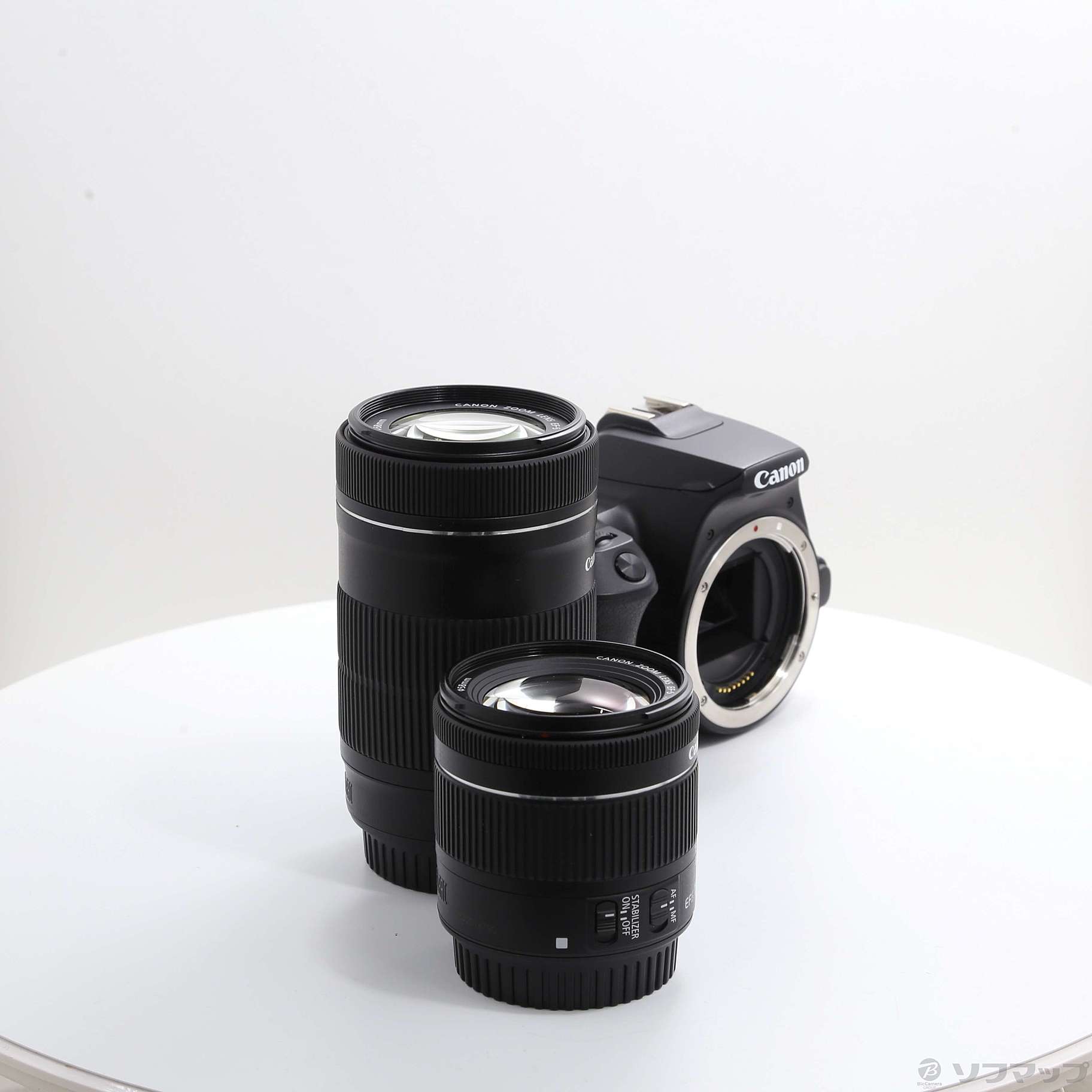 中古】期間特価対象品 EOS Kiss X10 ダブルズームキット ブラック 