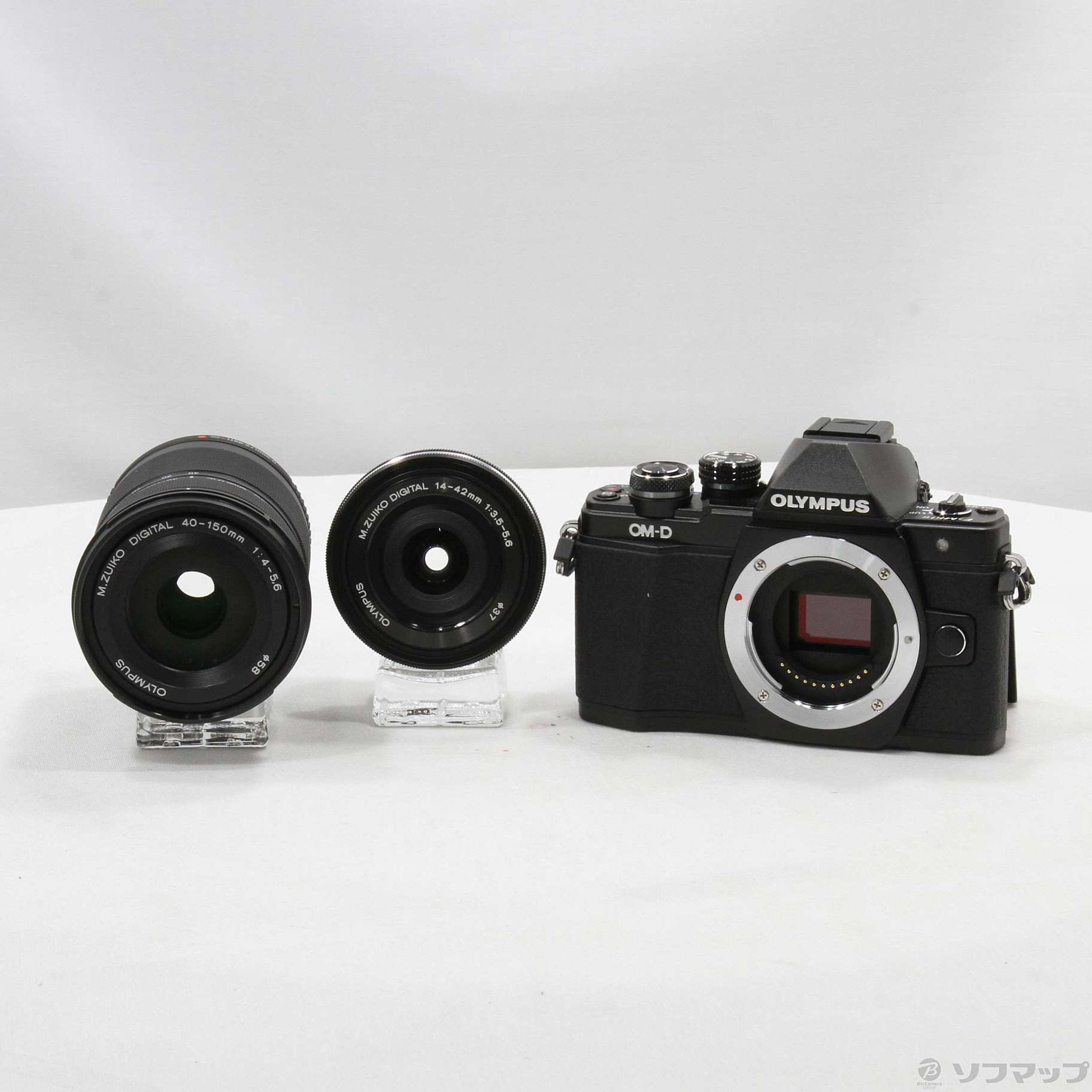 中古】OM-D E-M10 MarkII ダブルズームキット ブラック [2133068176900