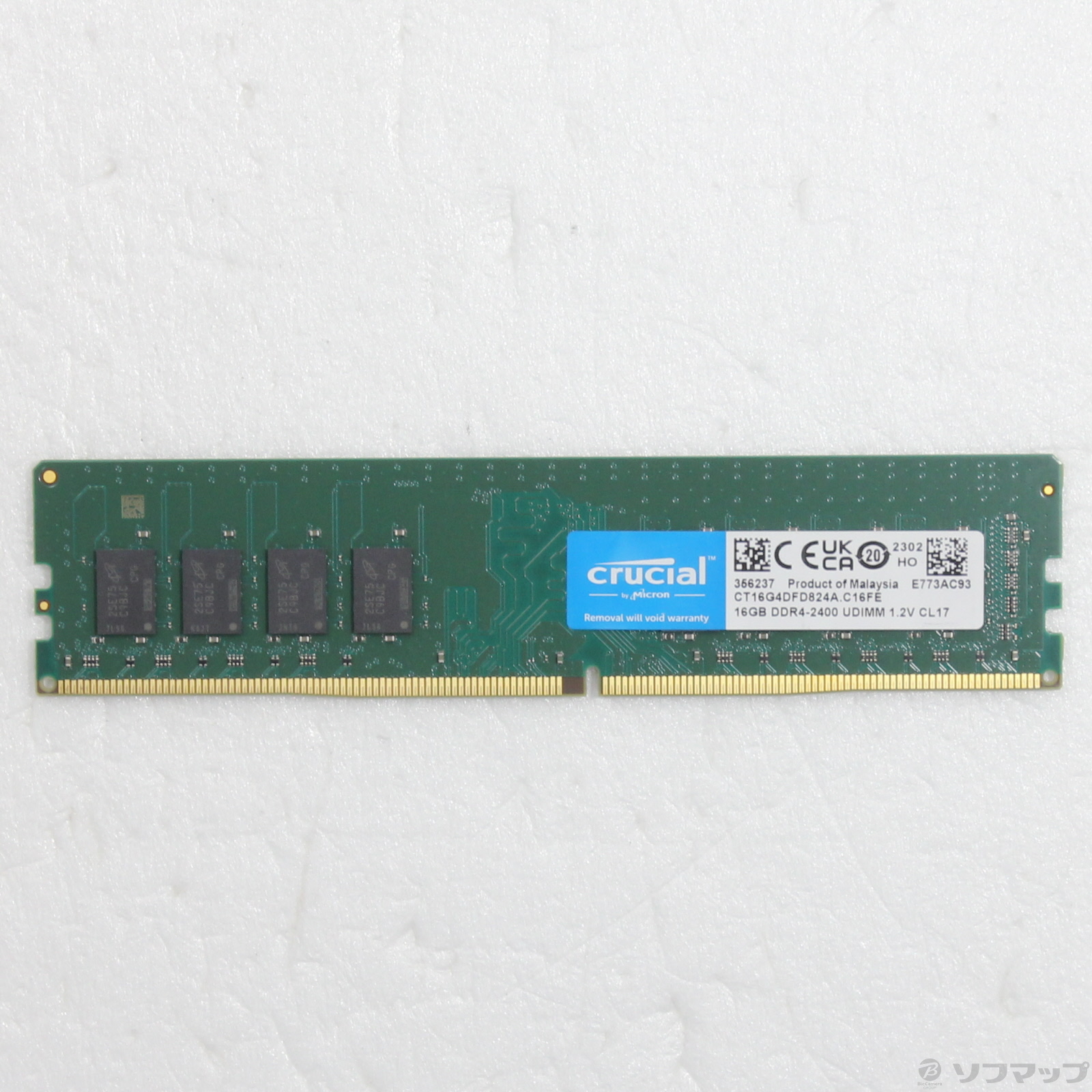 中古】CT16G4DFD824A ［288P PC4-19200(DDR4-2400) 16GB 