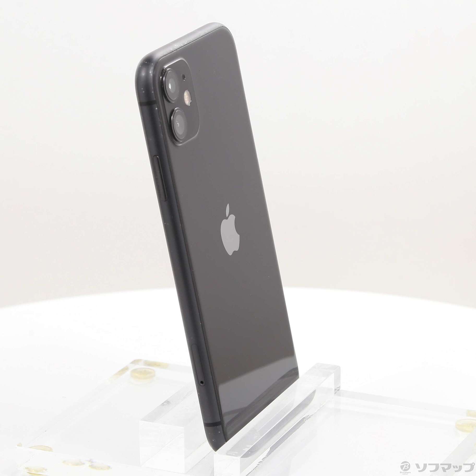 中古】iPhone11 64GB ブラック MWLT2J／A SoftBank [2133068216187