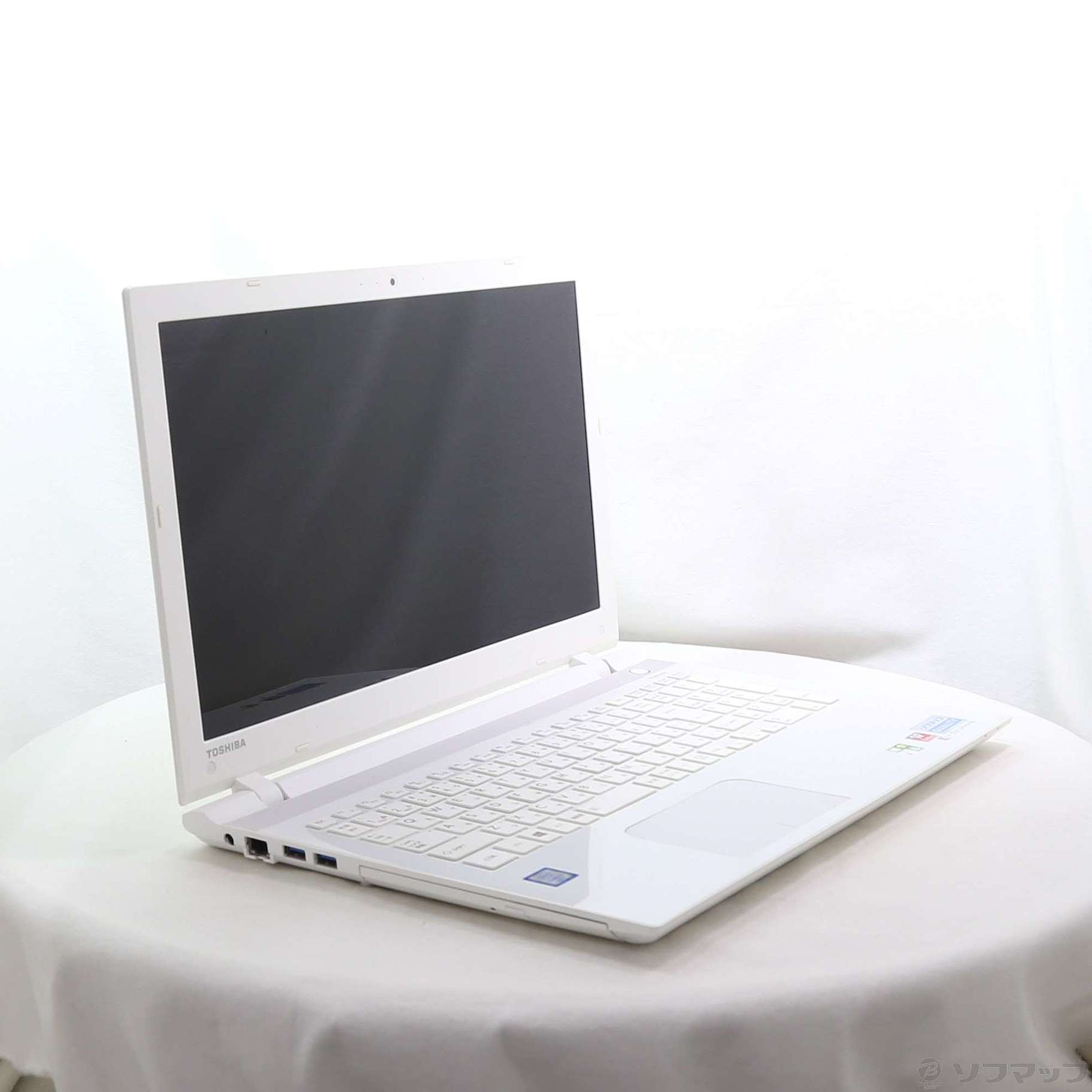 中古品〕 格安安心パソコン dynabook T55／UW PT55UWP-BWA リュクス