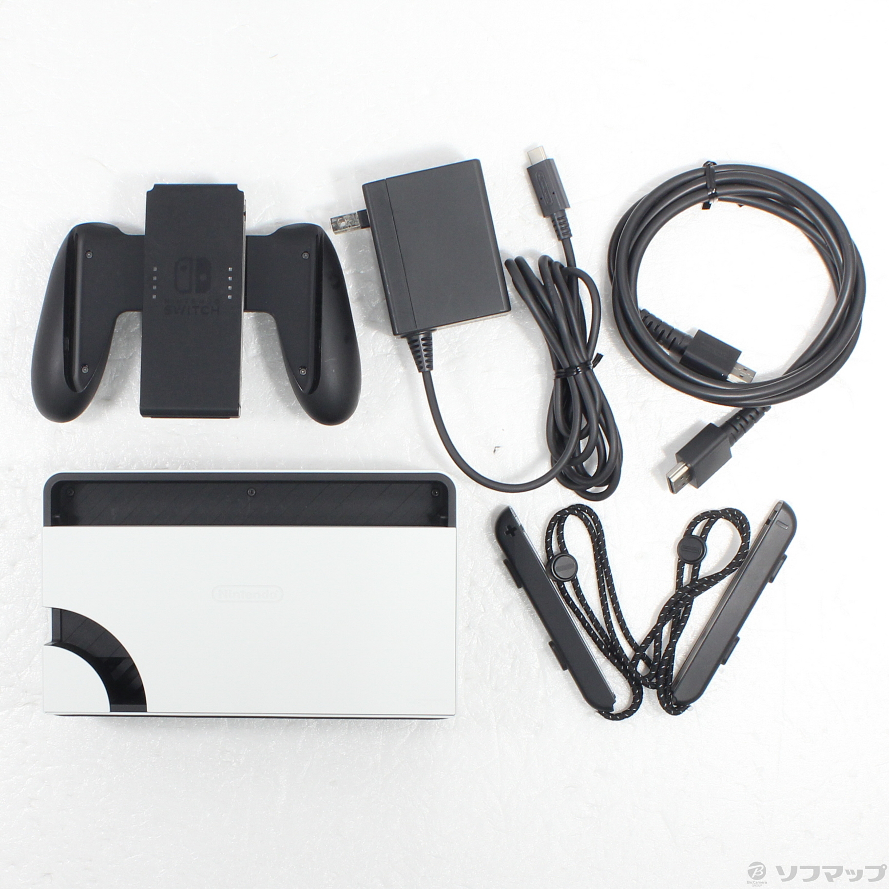 中古】Nintendo Switch 有機ELモデル Joy-Con(L)／(R) ホワイト
