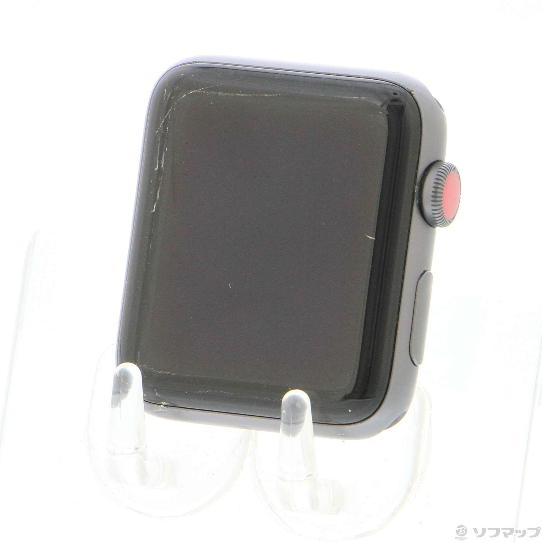 中古】Apple Watch Series 3 GPS + Cellular 42mm スペースグレイ 