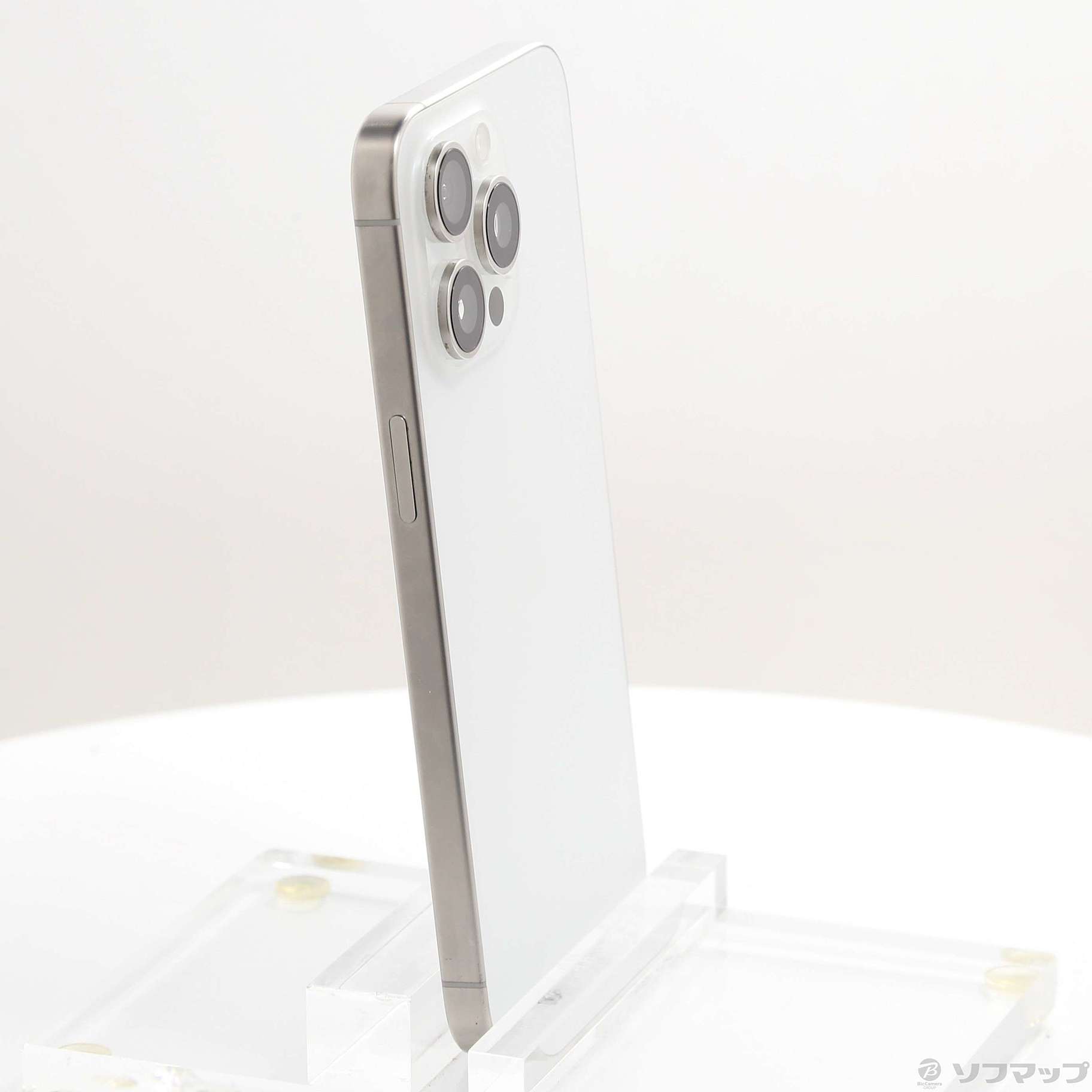 中古】iPhone15 Pro Max 512GB ホワイトチタニウム MU6V3J／A SIM