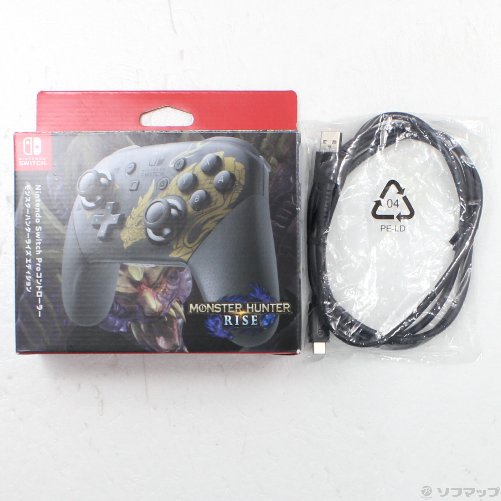 中古】Nintendo Switch Proコントローラー モンスターハンターライズ
