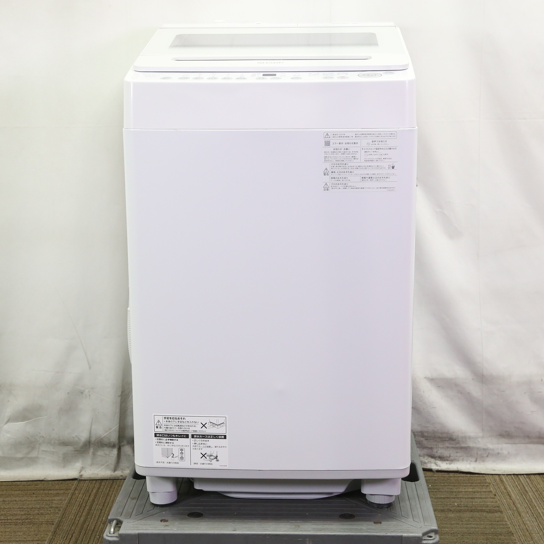 中古】〔中古品〕 全自動洗濯機 ホワイト系 [洗濯10.0kg ／乾燥機能無 