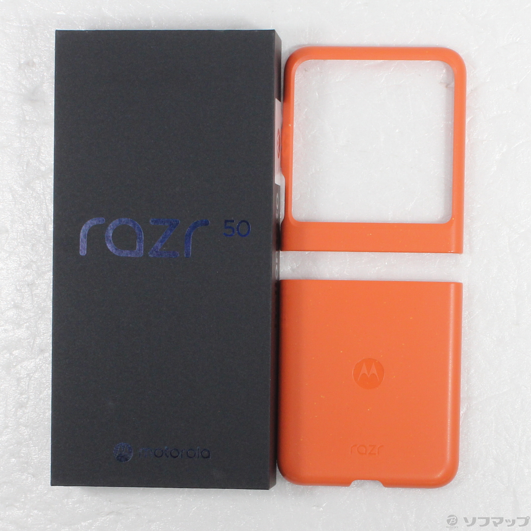 中古】motorola razr 50 512GB スプリッツオレンジ PB230002JP SIM