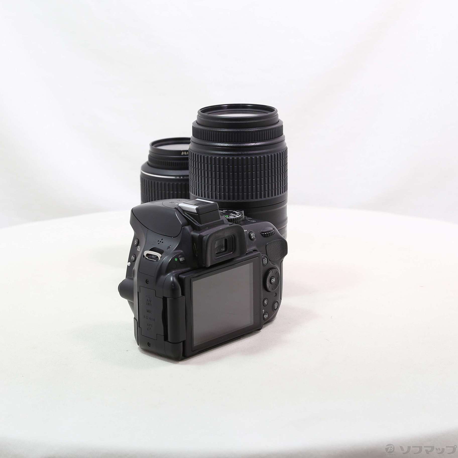 中古】期間特価対象品 NIKON D5200 ダブルズームキット ブラック (2410 