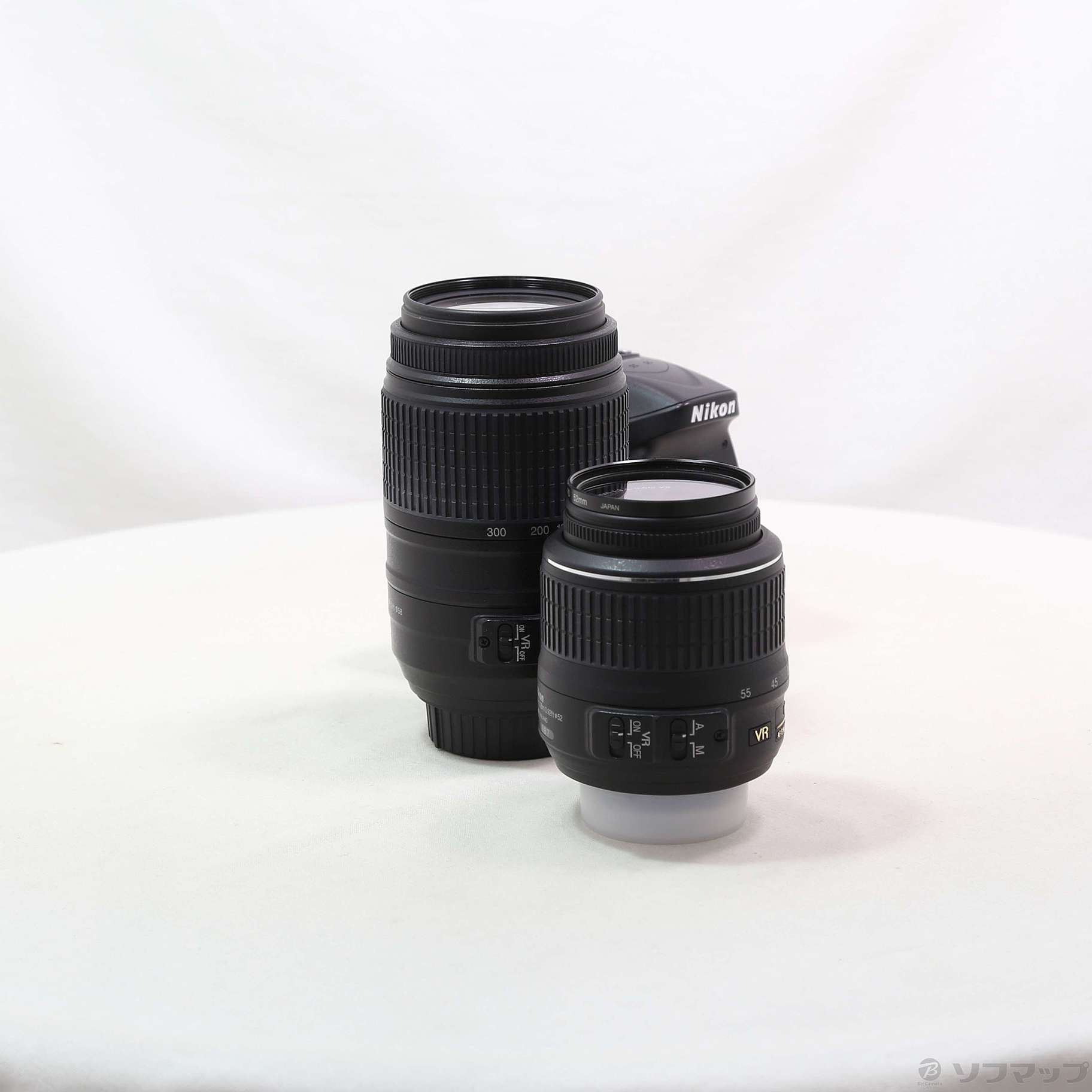 中古】期間特価対象品 NIKON D5200 ダブルズームキット ブラック (2410