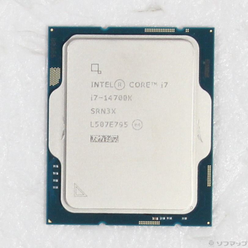 【未使用】intel core i7-14700k LGA1700 中古品〕 Core i7 14700K 〔3.4GHz／LGA 1700〕｜の通販はソフマップ