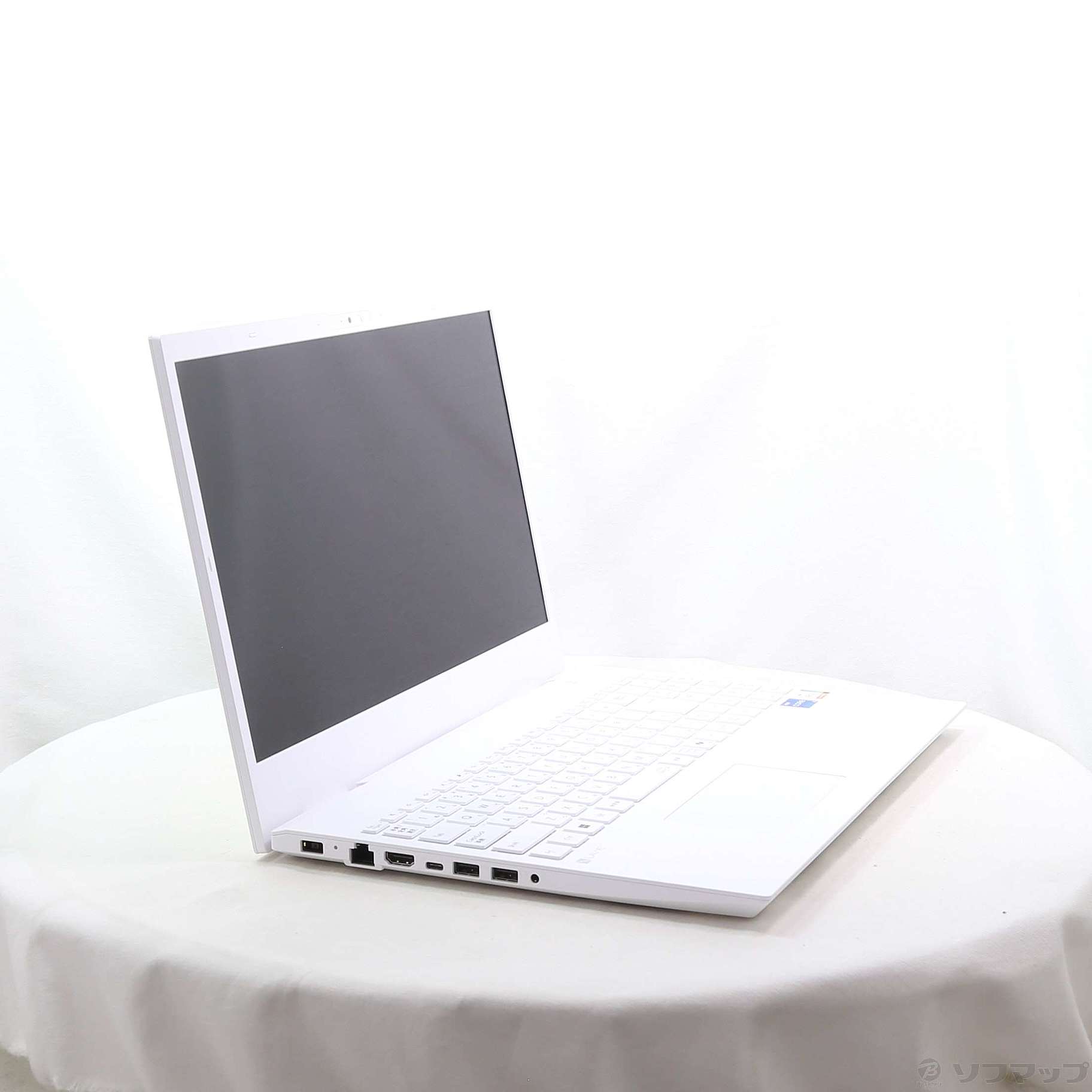 中古】〔展示品〕 LAVIE N15 PC-N155EJAW パールホワイト