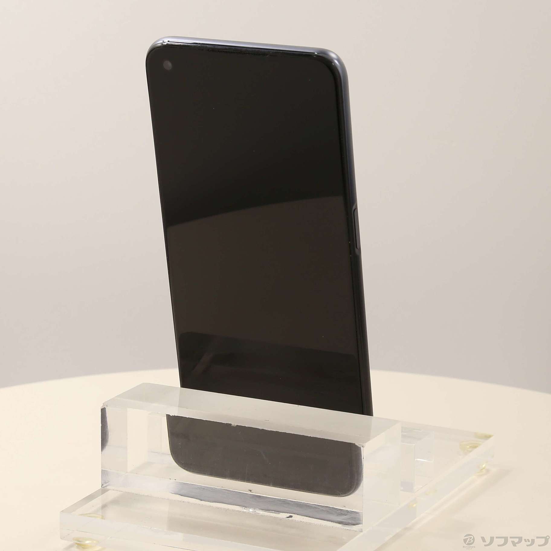 中古】OPPO A54 5G 64GB シルバーブラック OPG02 UQ mobile SIMフリー