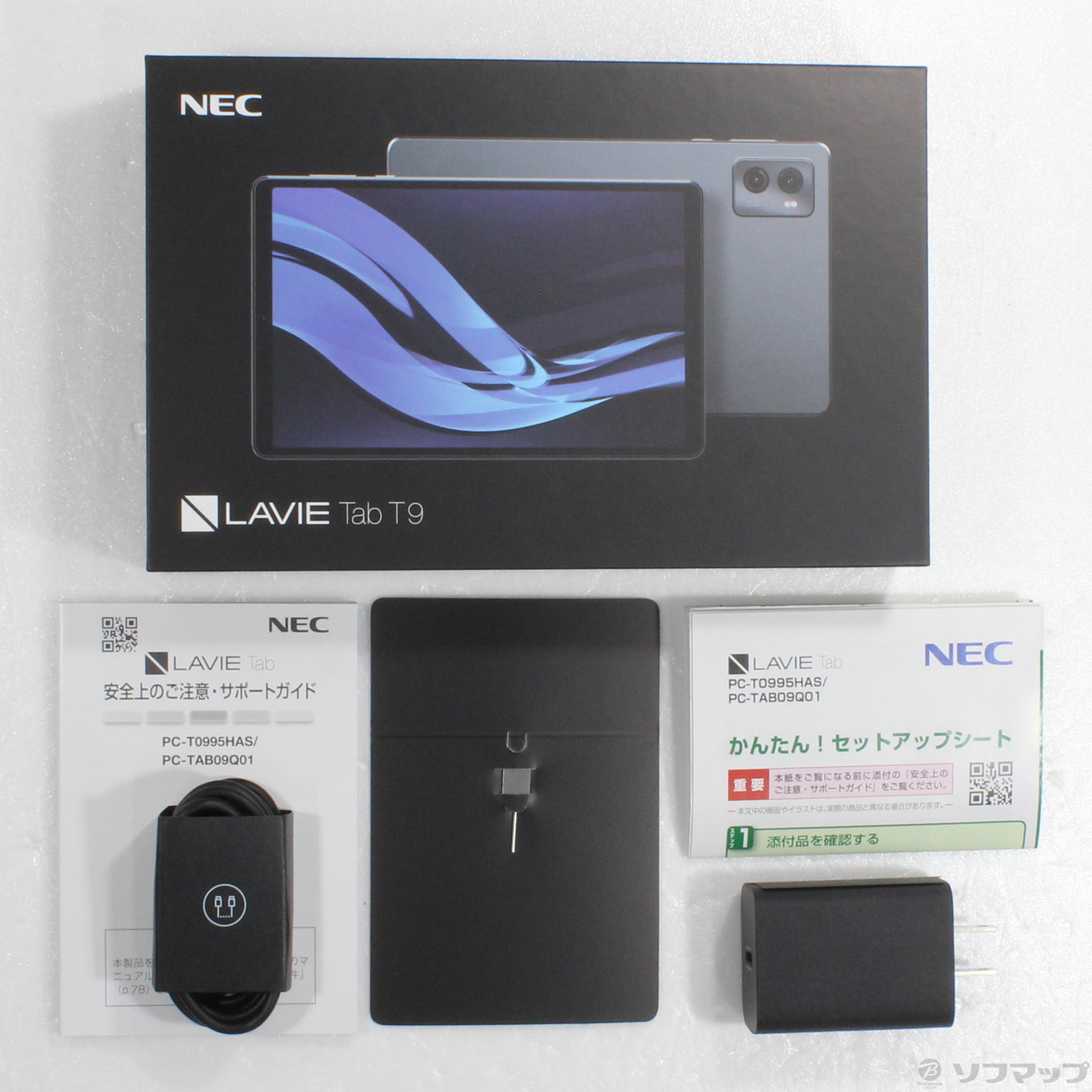 中古】LAVIE Tab T9 128GB ストームグレー PC-T0995HAS Wi-Fi