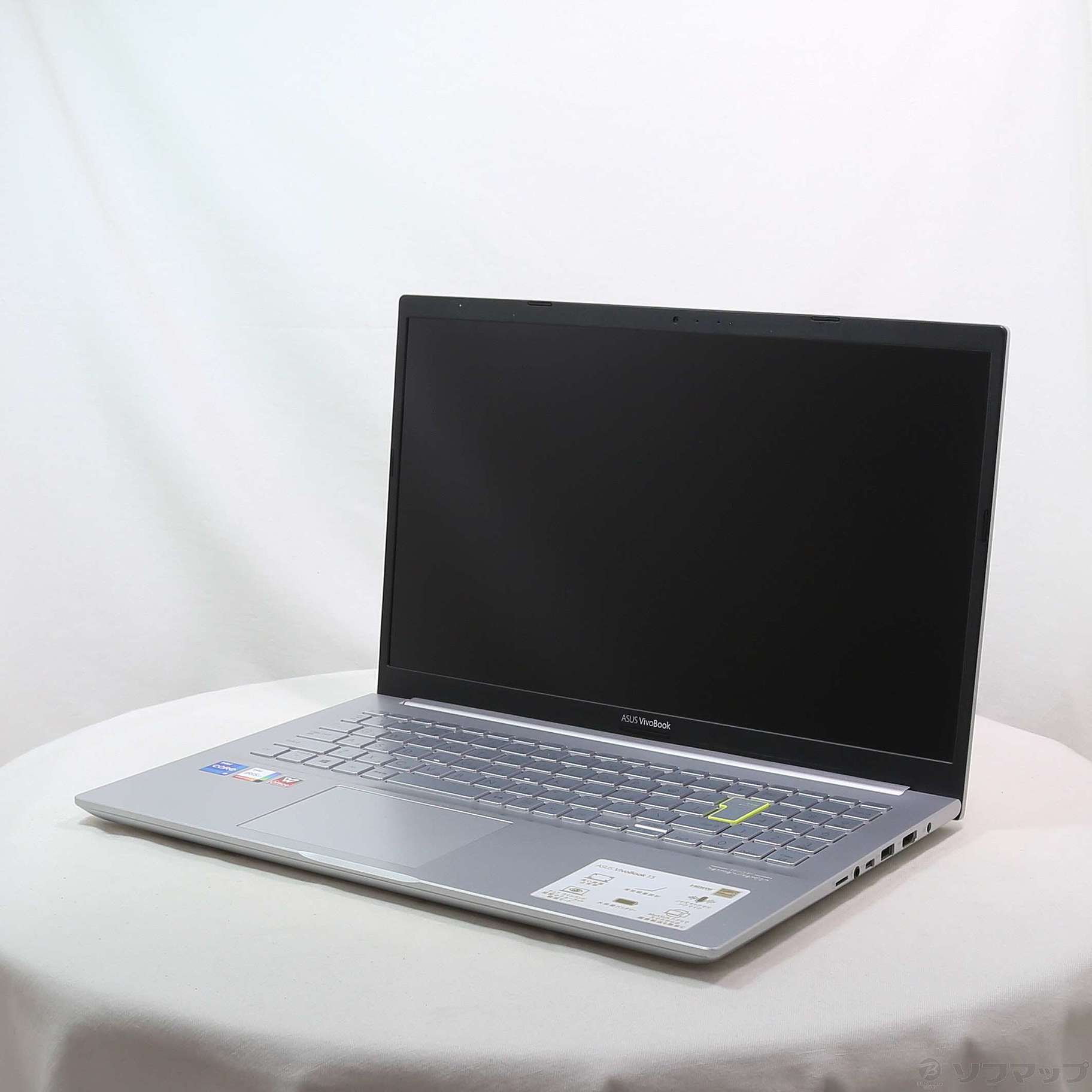 中古】VivoBook 15 K513EA K513EA-BQ994TS トランスペアレントシルバー 