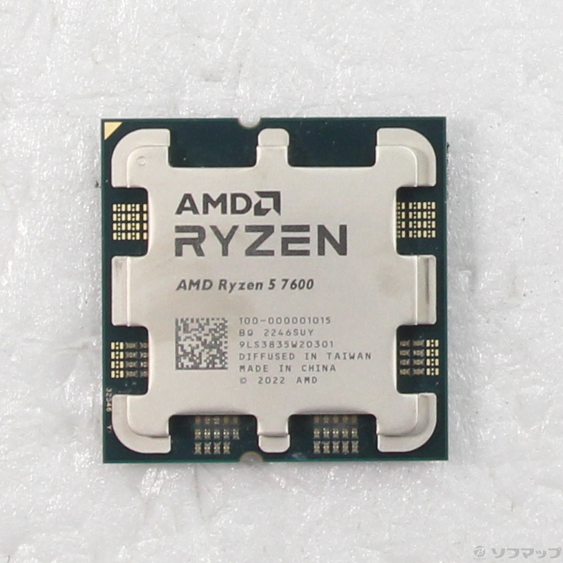 中古】Ryzen 5 7600 〔3.8GHz／SOCKET AM5〕 [2133068909812] - リコレ
