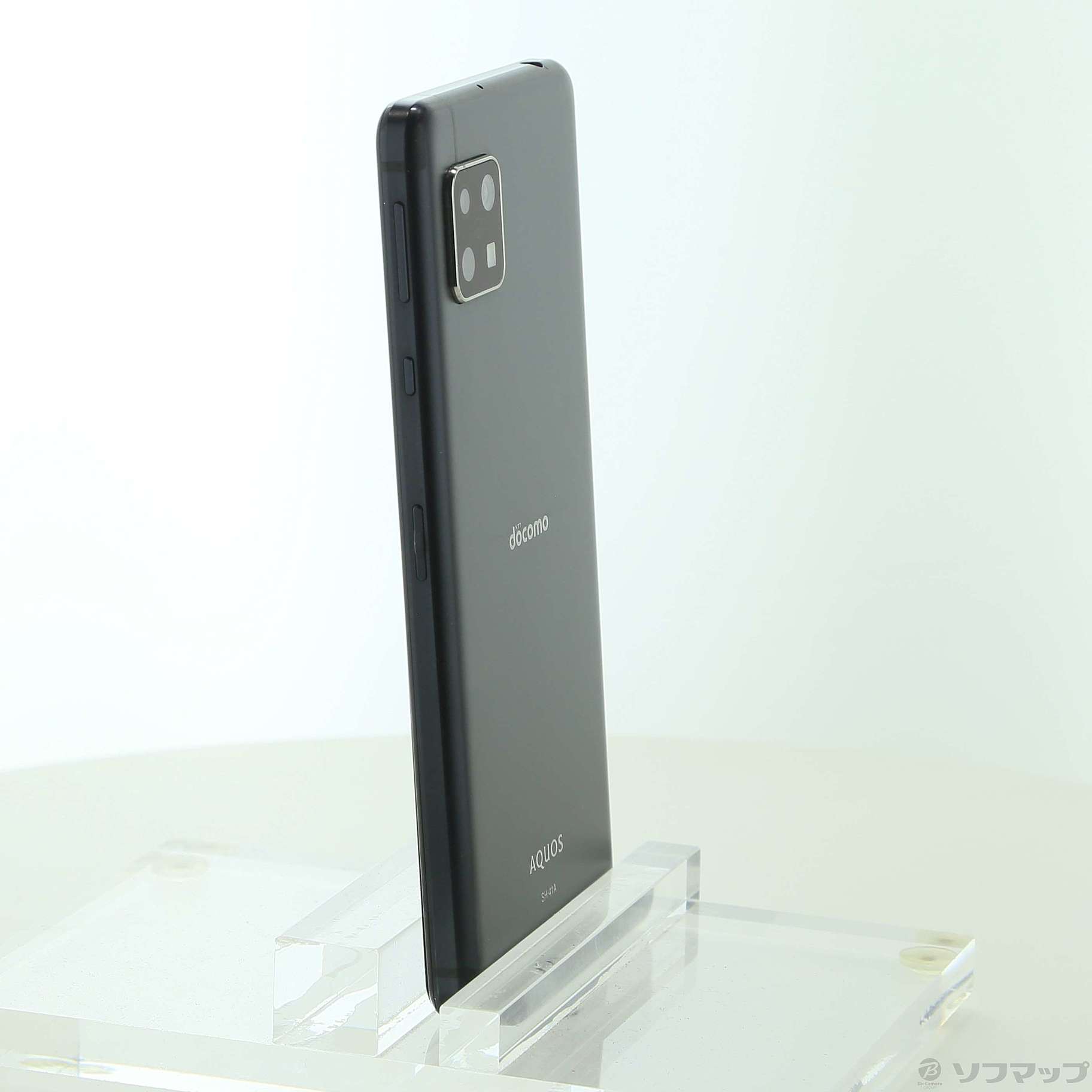 中古】AQUOS sense4 64GB ブラック SH-41A docomoロック解除SIMフリー