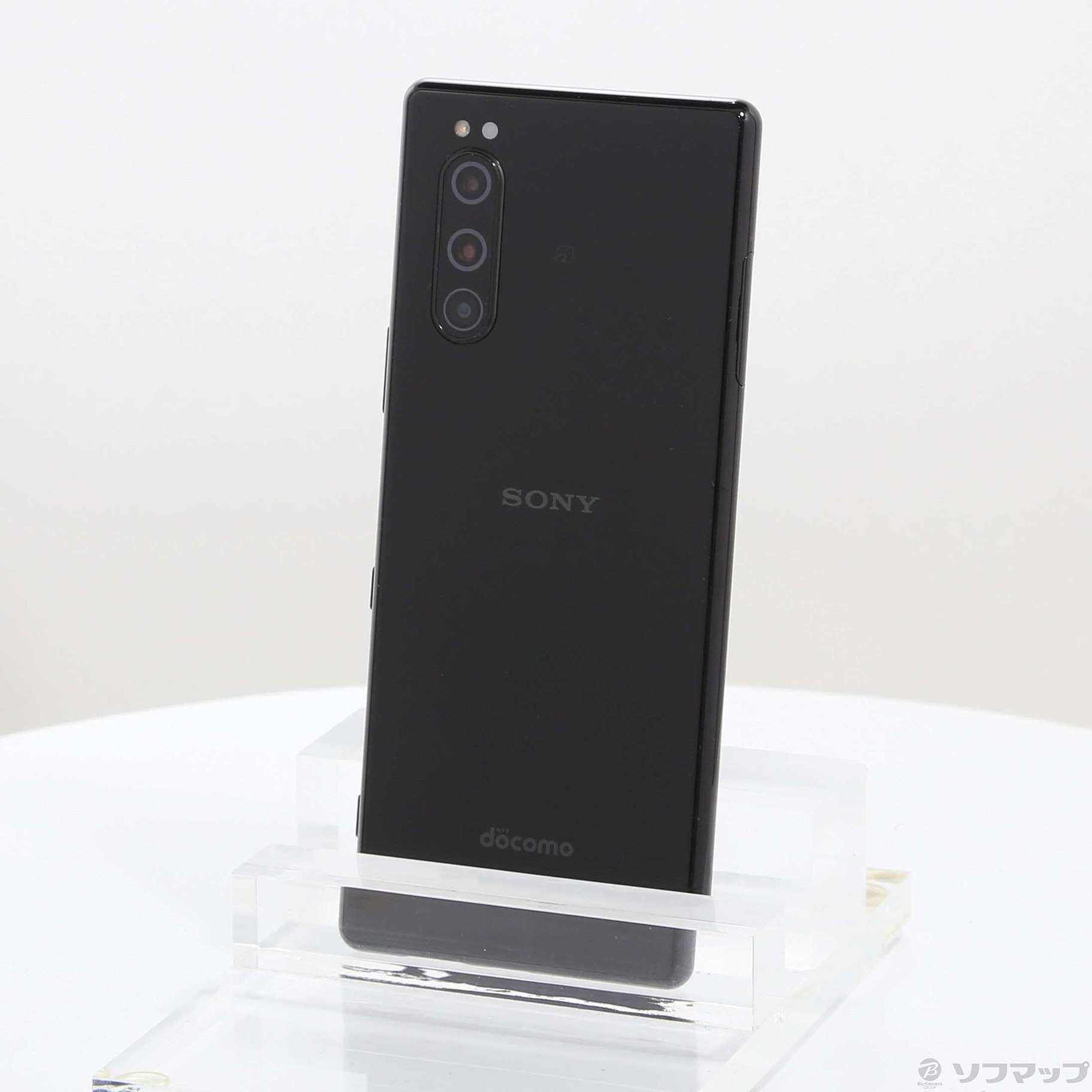 中古】Xperia 5 64GB ブラック SO-01M docomoロック解除SIMフリー