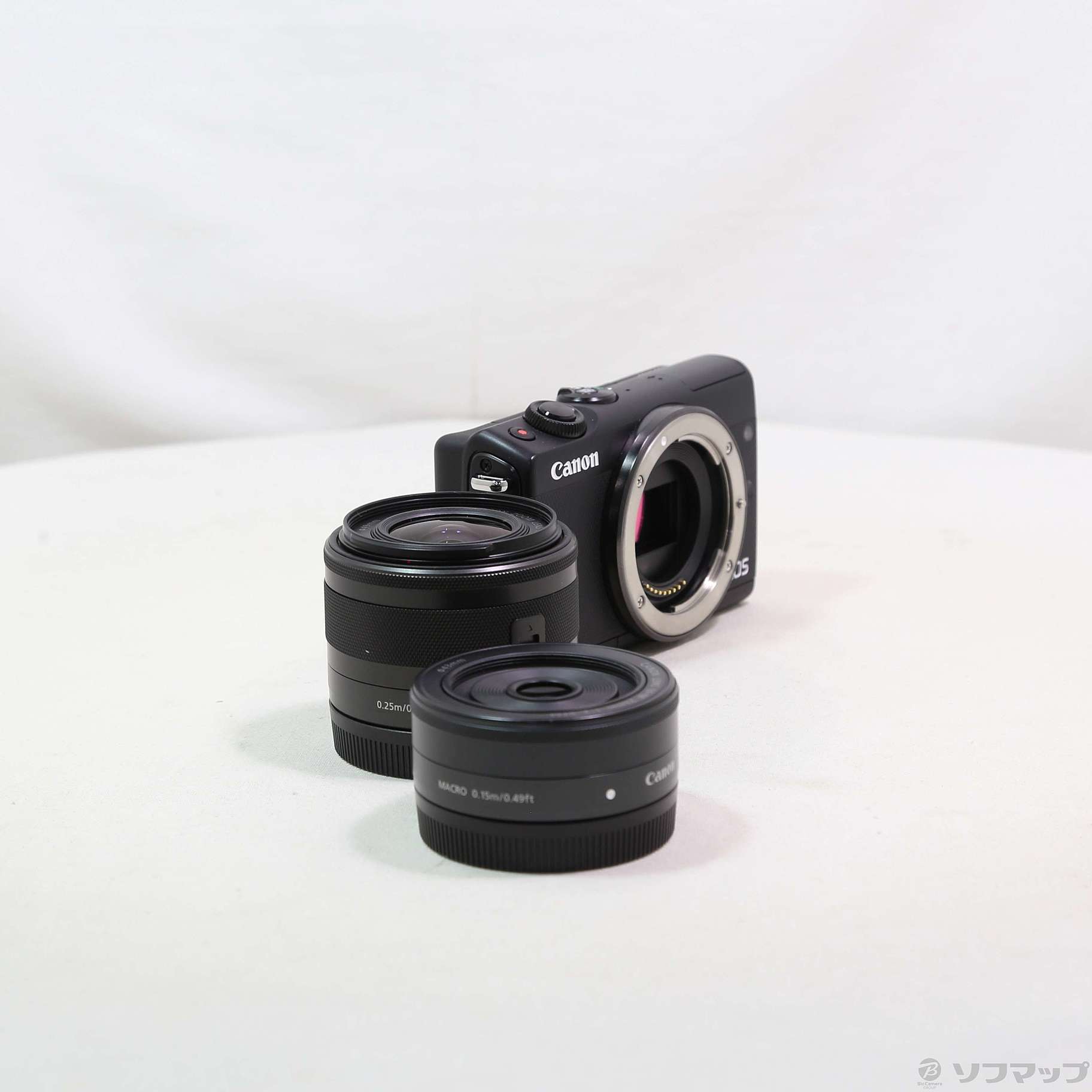 中古】期間特価対象品 ミラーレス一眼カメラ EOS M100ブラック・ダブル
